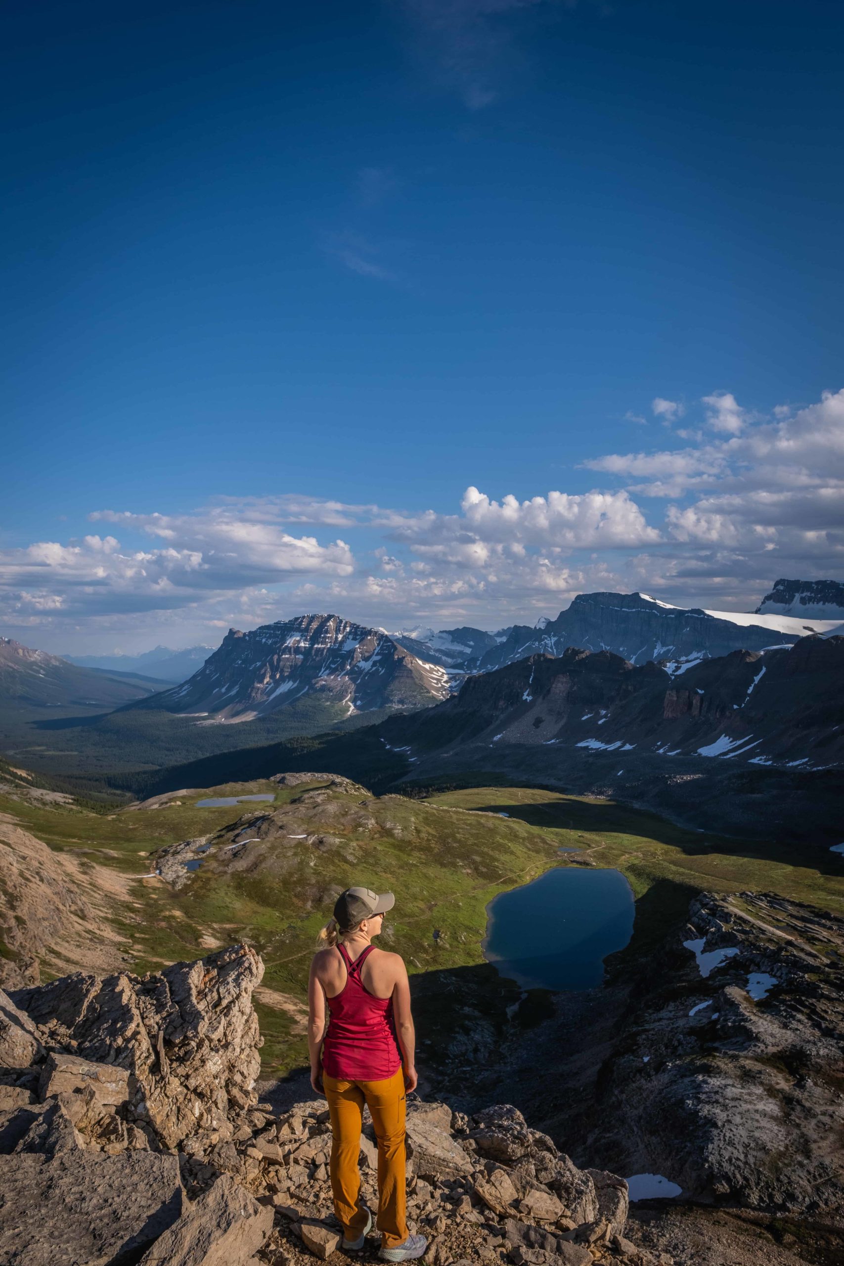 Looking down on Helen Lake