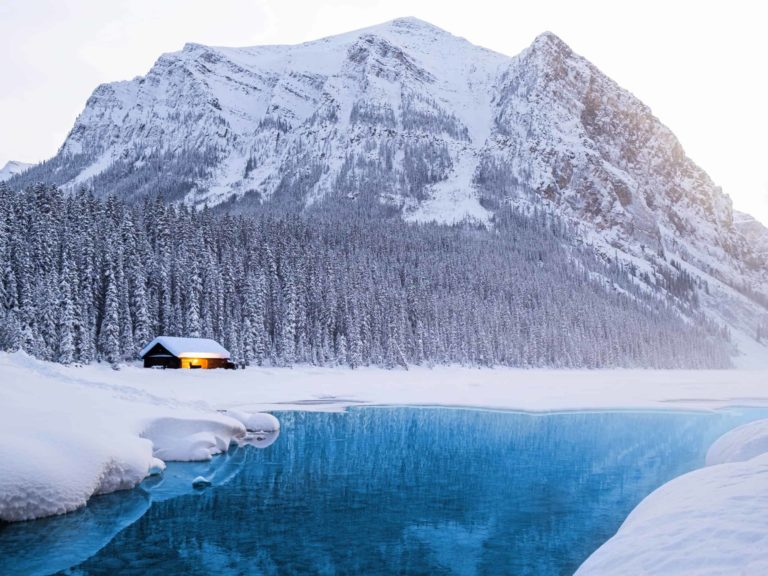 Lake Louise Winter - Banff in December