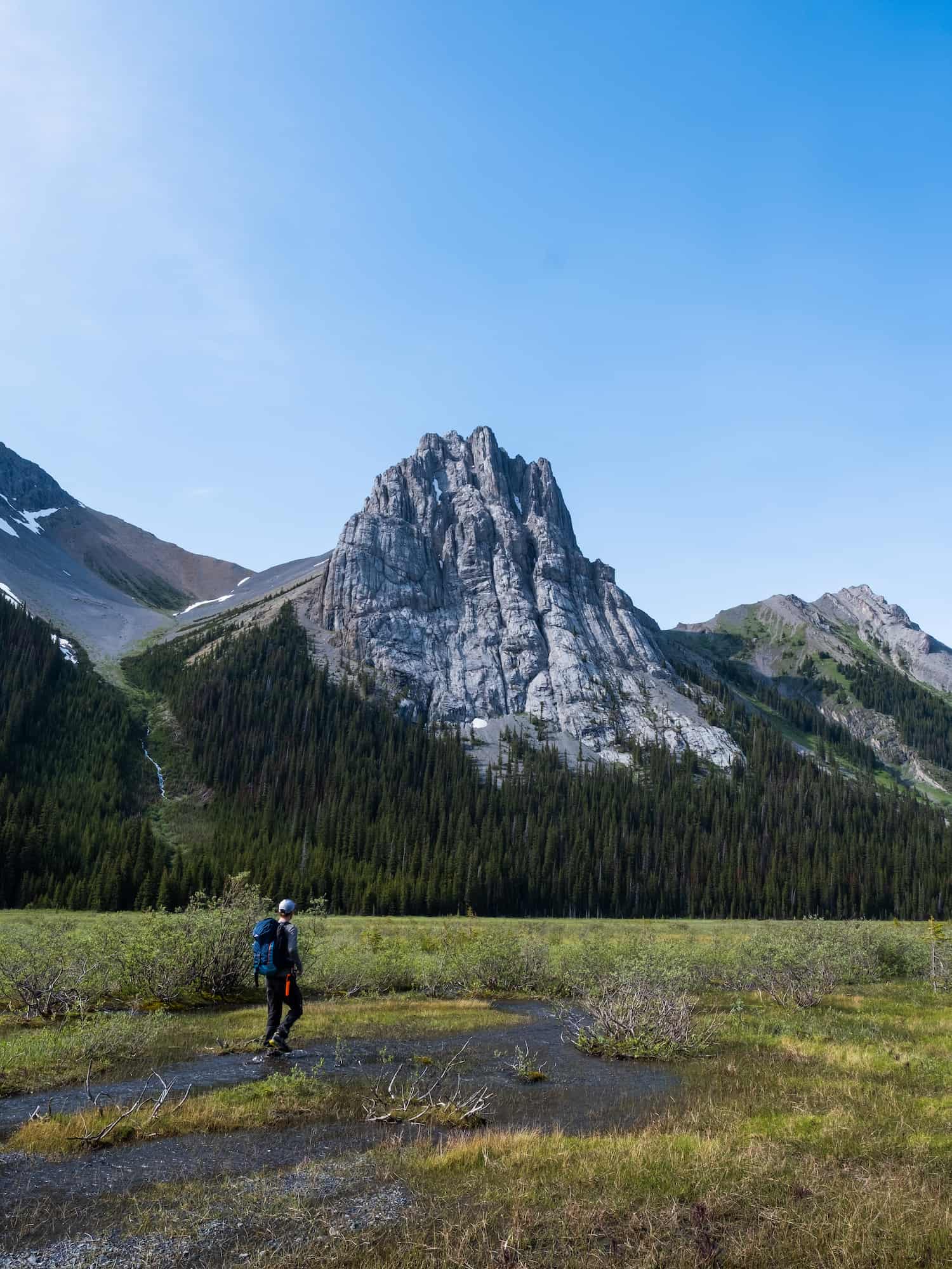 Cameron hiking  Burstall Pass