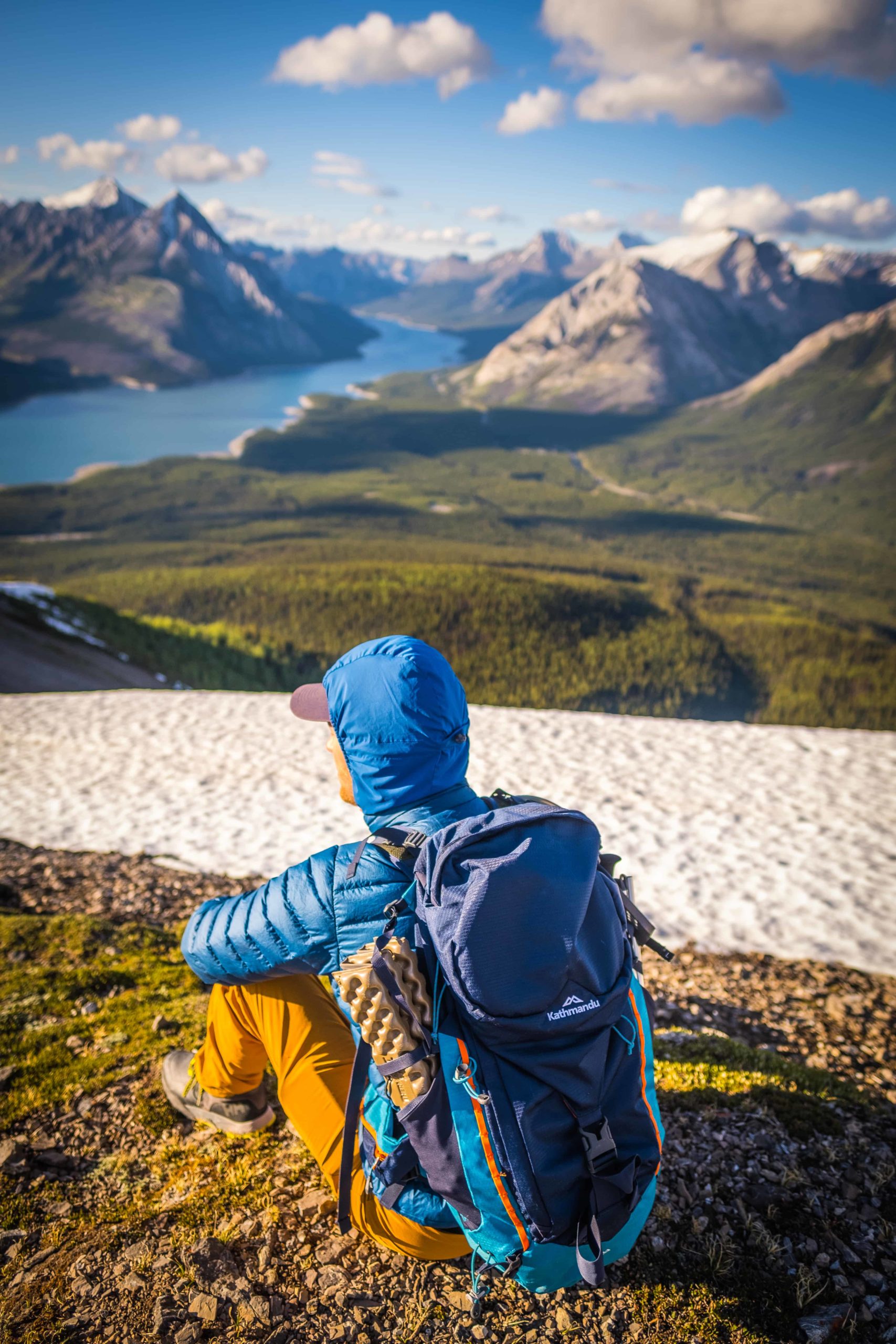 Cameron Sitting on Tent Ridge Kananaskis