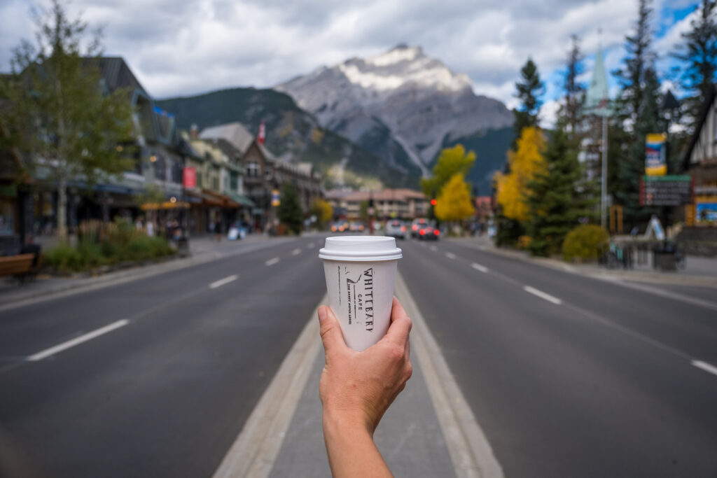 Coffee in Banff