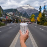 Coffee in Banff