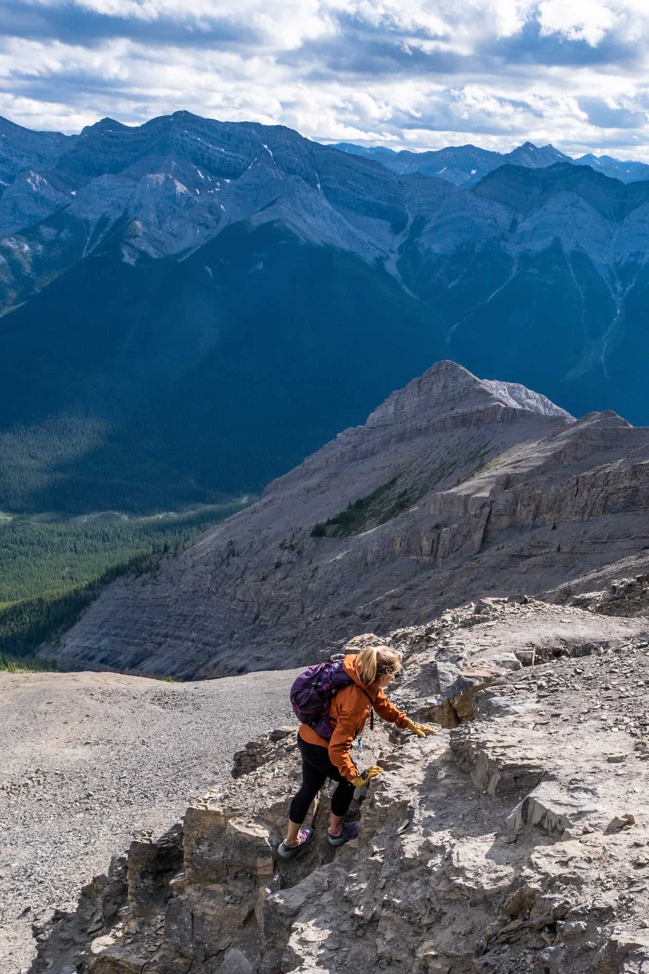 scrambling in banff