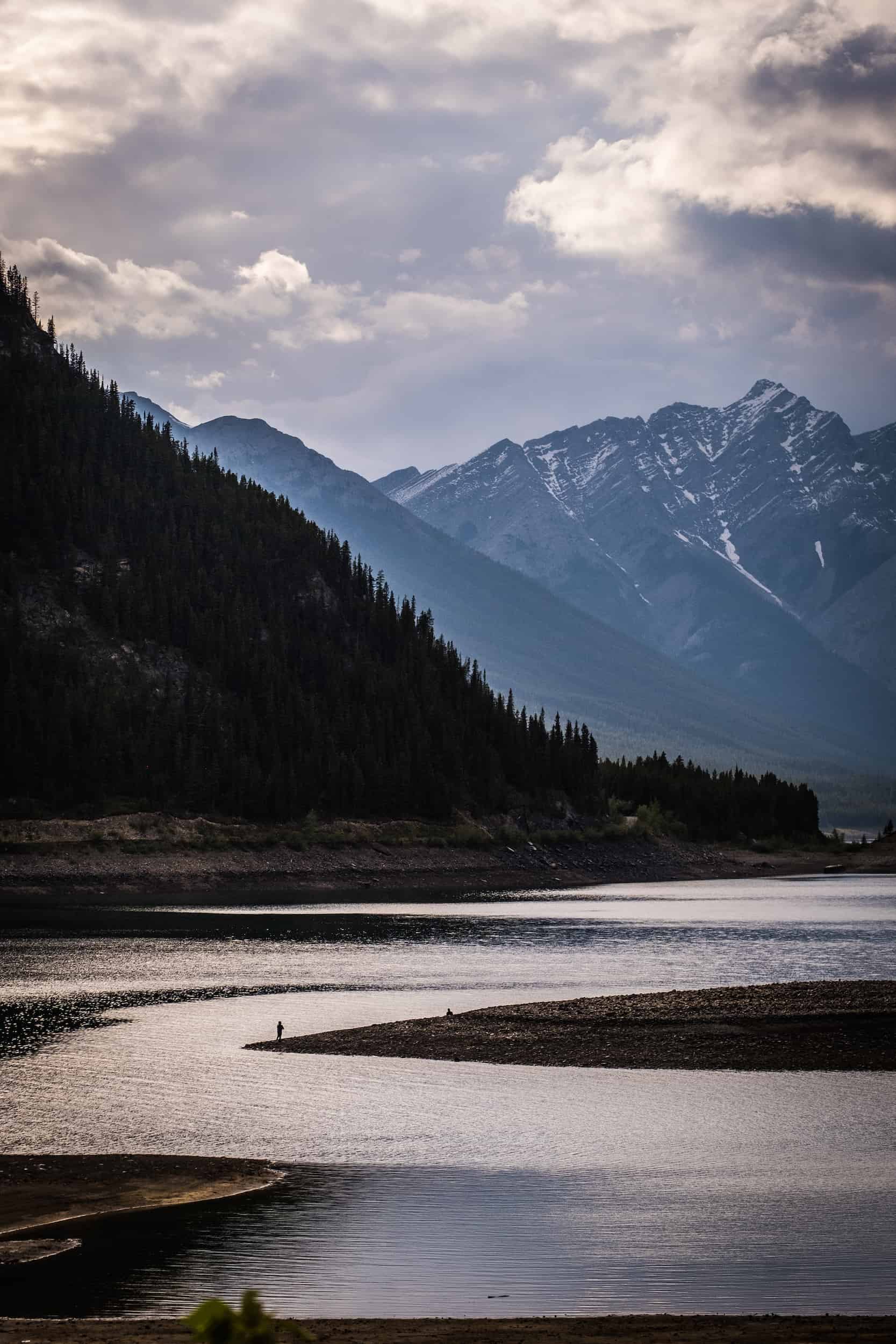 Fishing on Spray Lakes