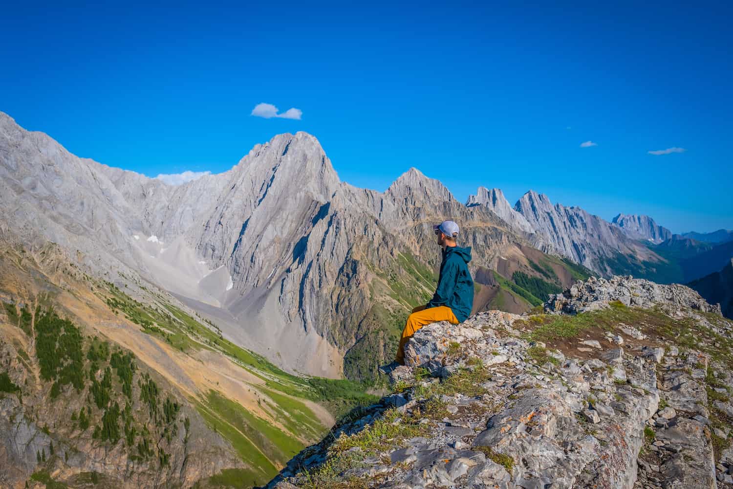 hiking in Banff