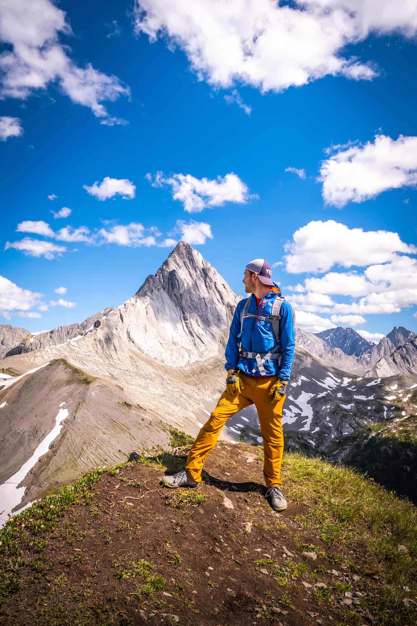 hiking in Banff