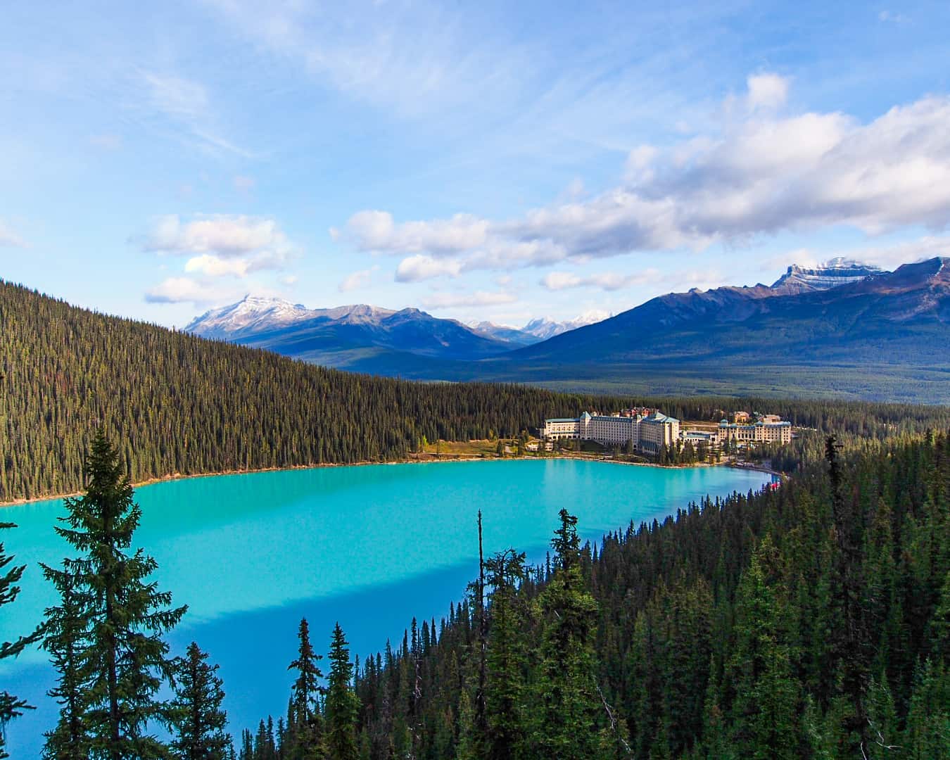 Fairview Lookout hike in Lake Louise