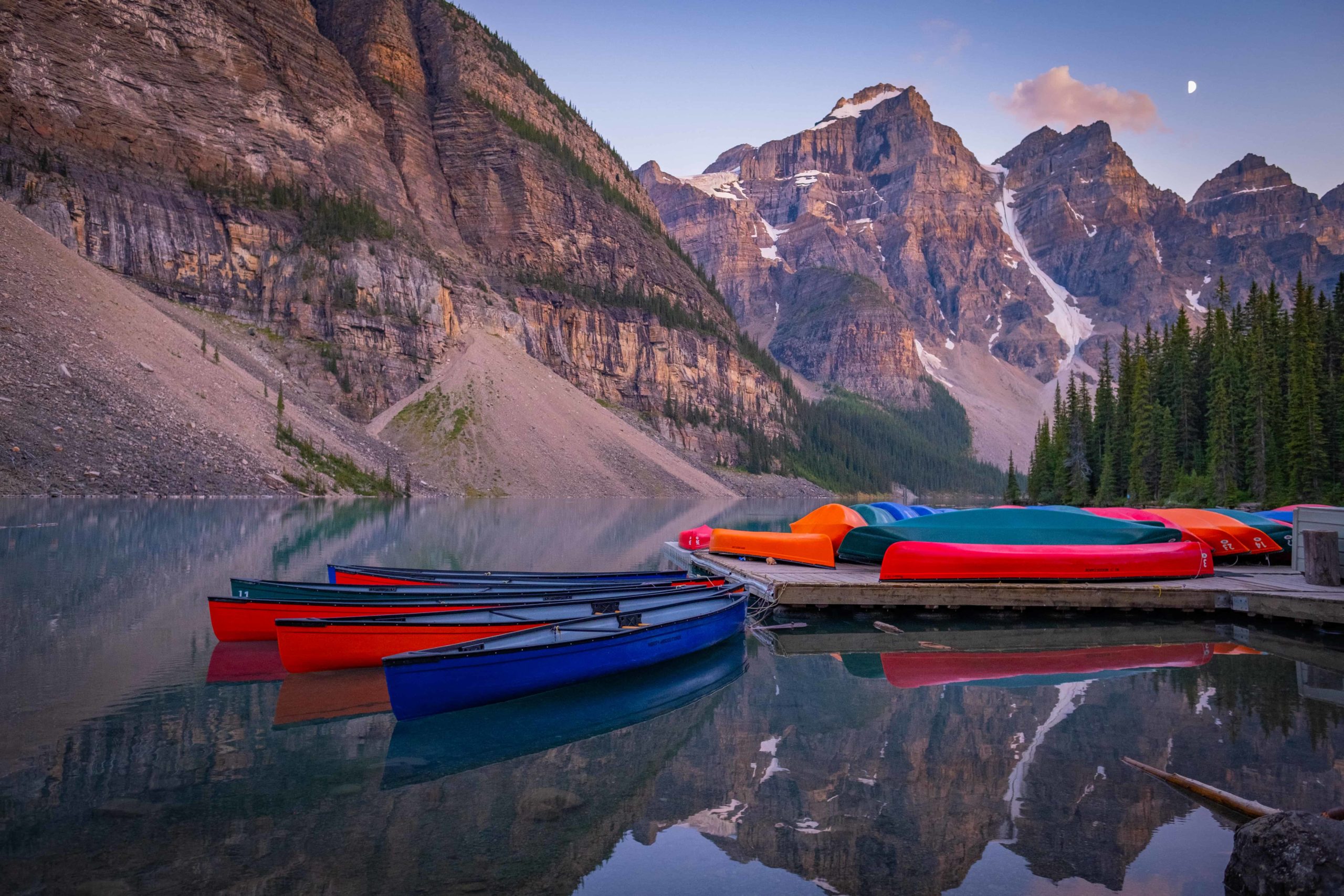 The Moraine Lake Canoe Guide • Tips & Rental Rates - The Banff Blog