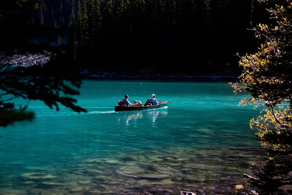 Moraine Lake Canoe Lake Shore