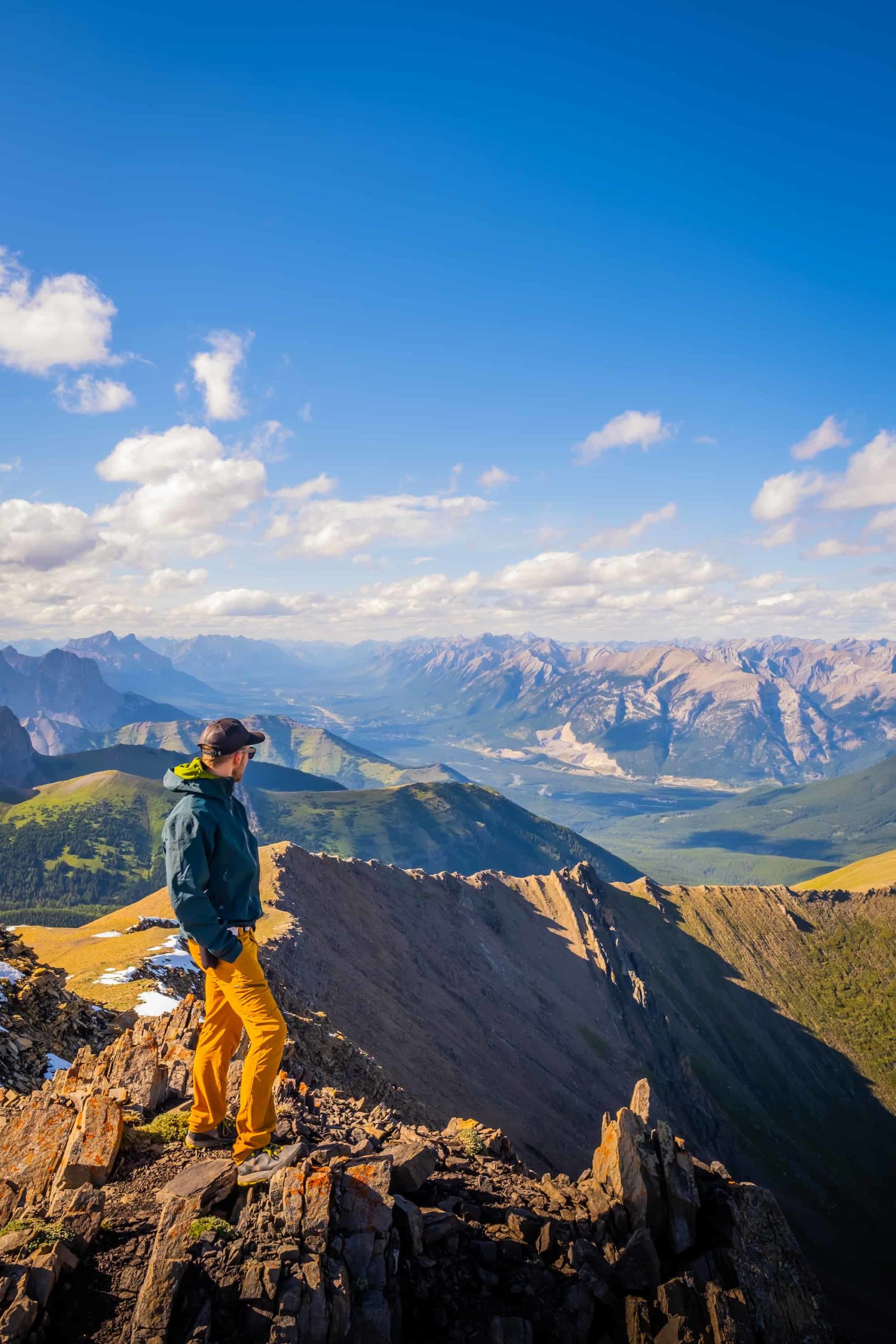 cameron hiking in the canadian rockies