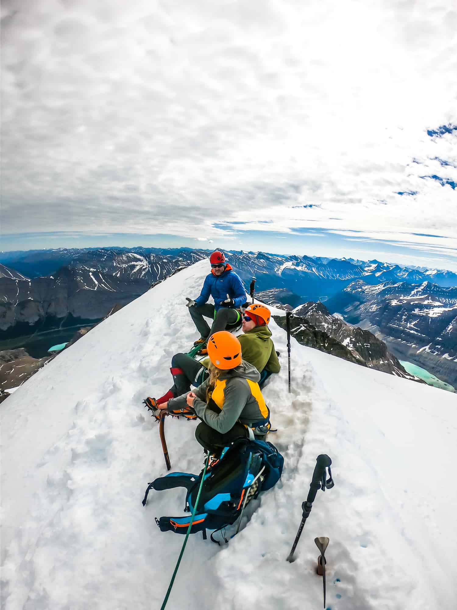 Enjoy Lunch on the Summit of Mount Athabasca