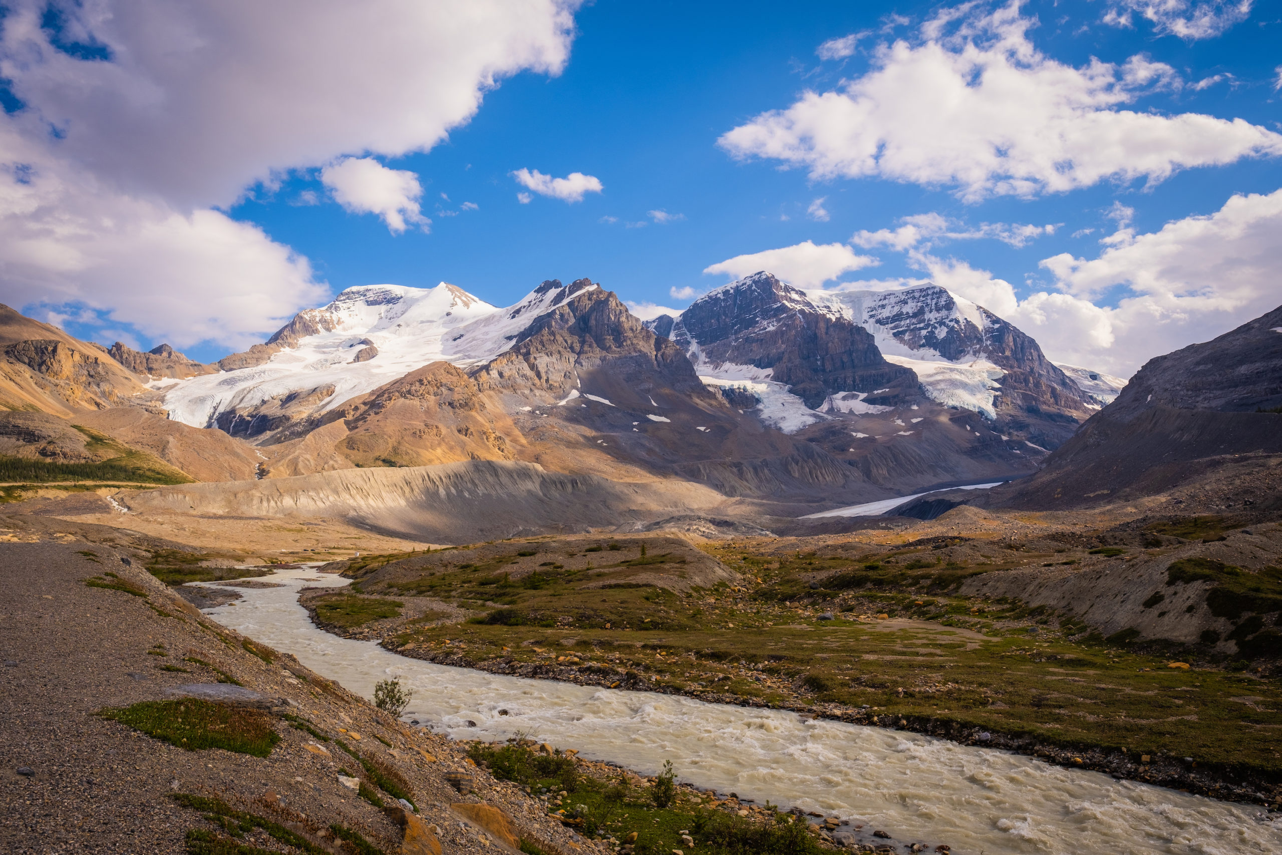 Mount Athabasca and Andromeda 