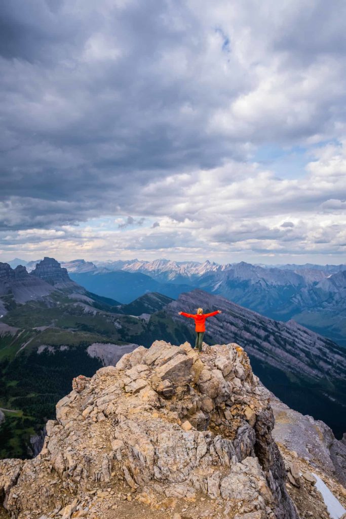hiking in Banff