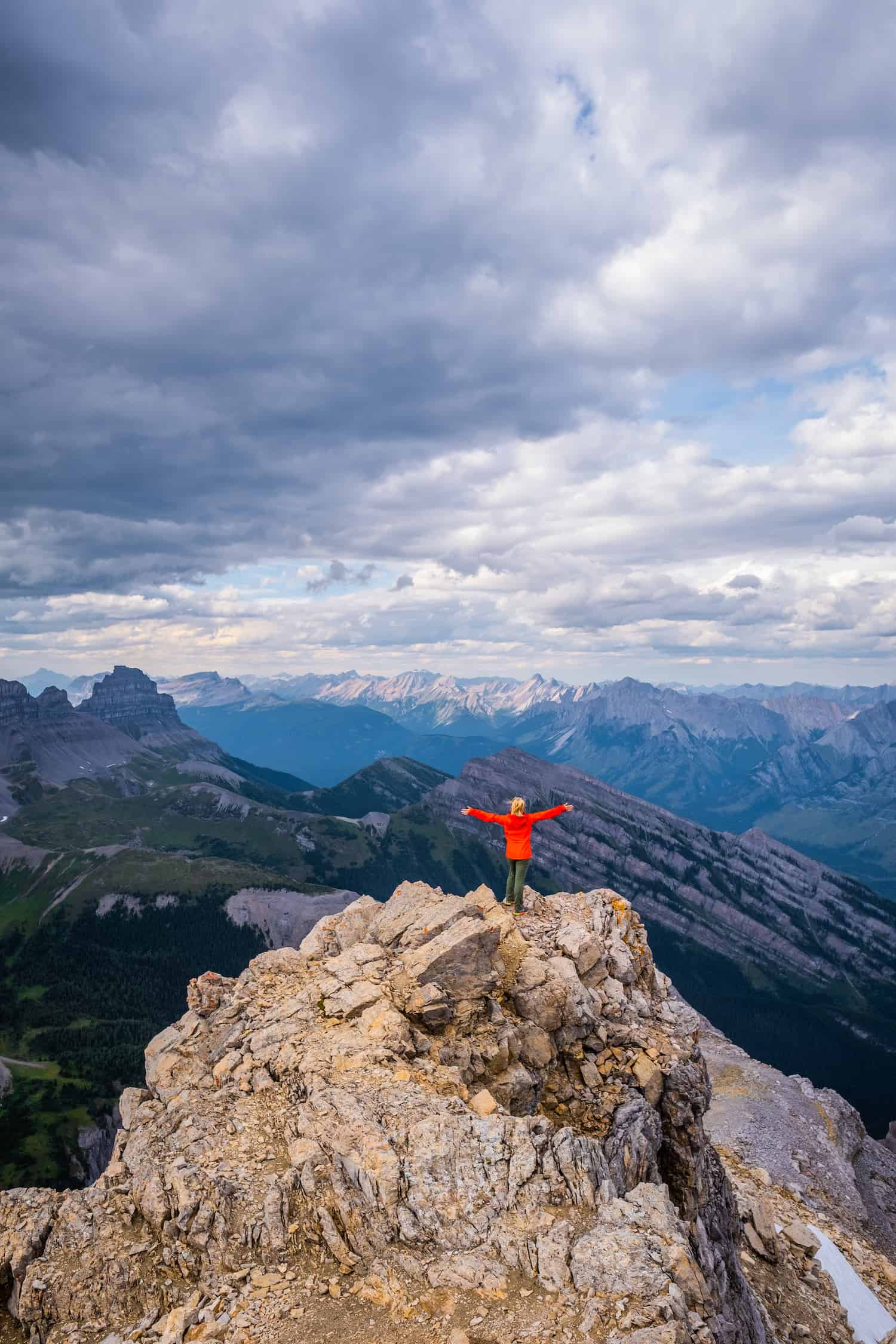 hiking in Banff