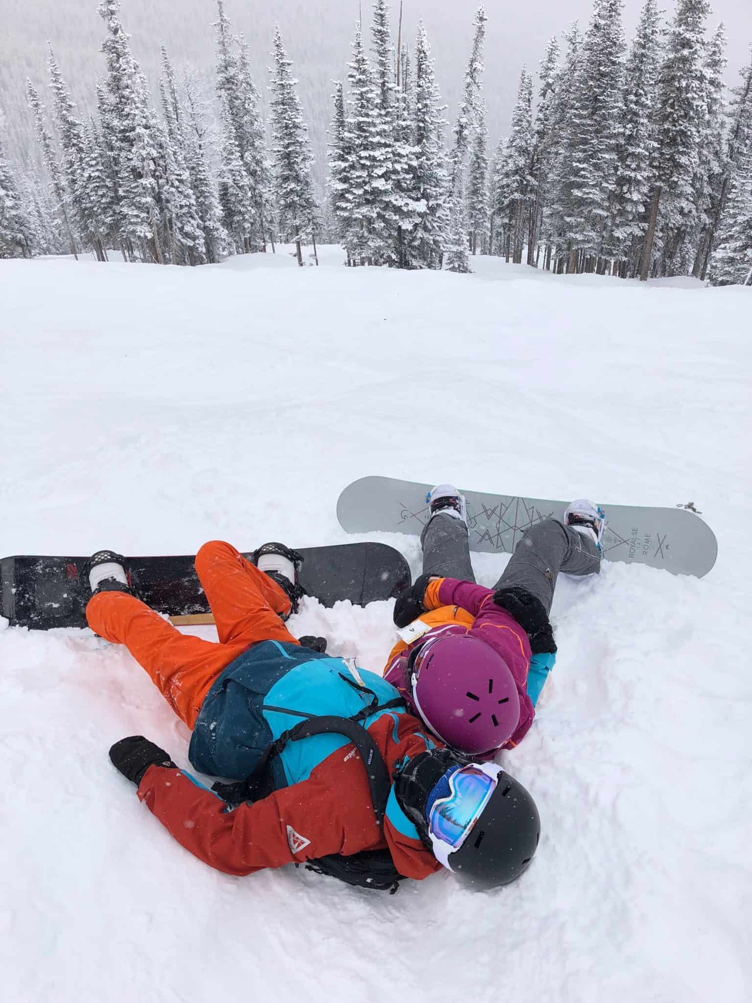 Snowboarding at Nakiska