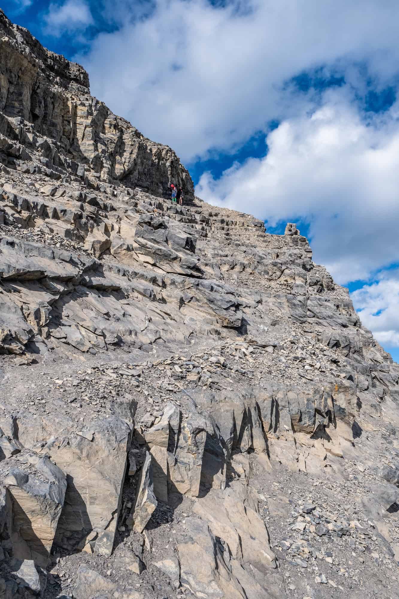 The scramble bits getting up East End of Rundle