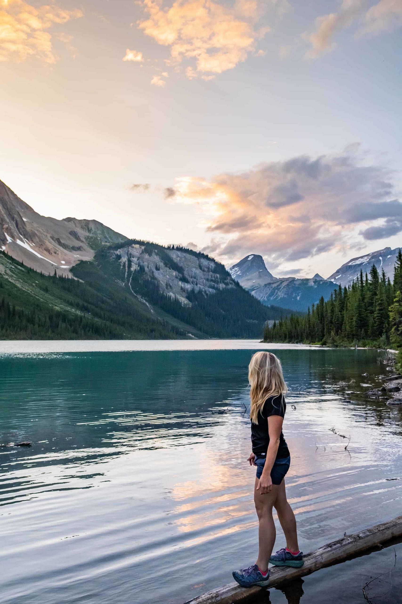 Sherbrooke Lake in Yoho National Park