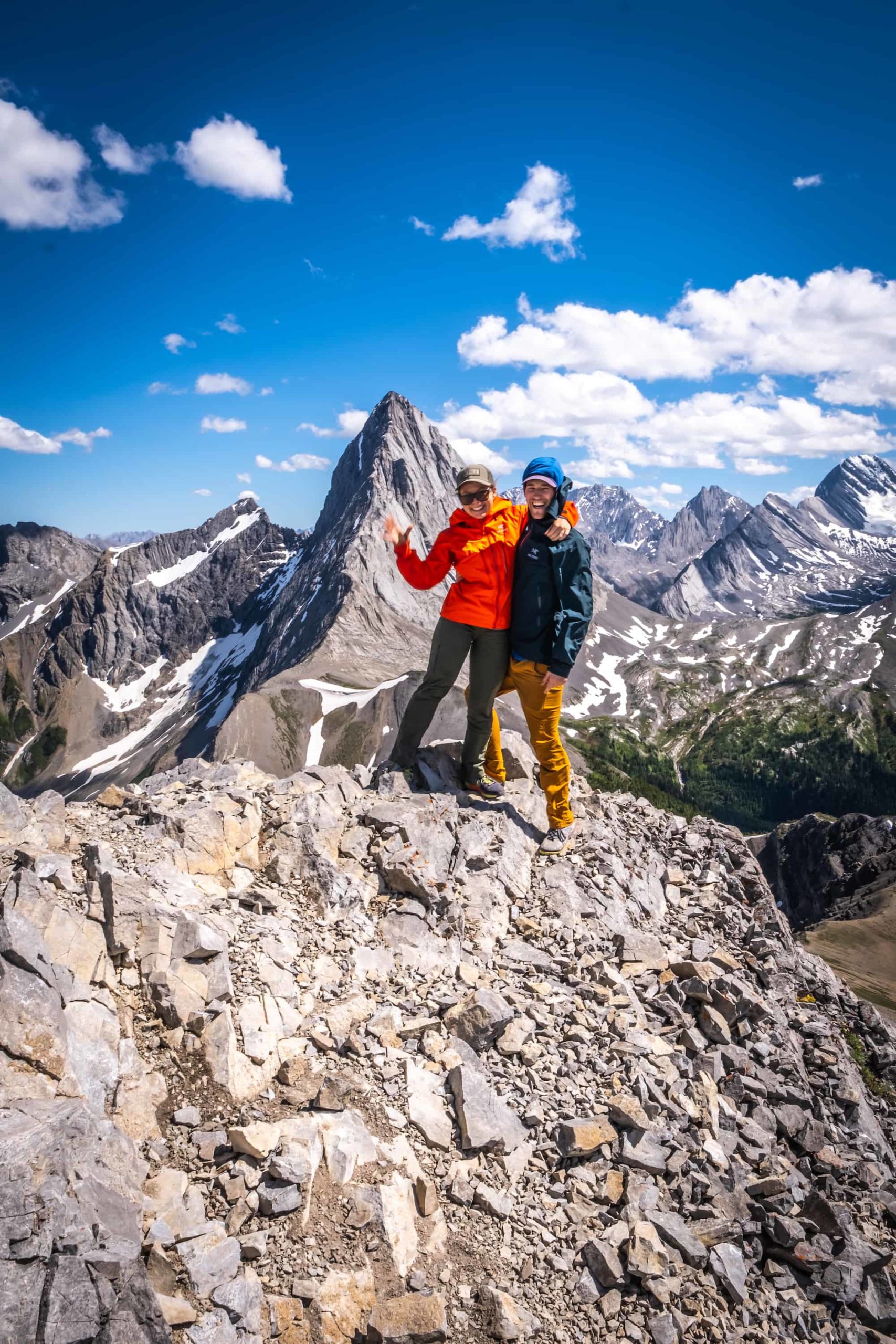 Smutwood Peak Summit With Mount Birdwood in view