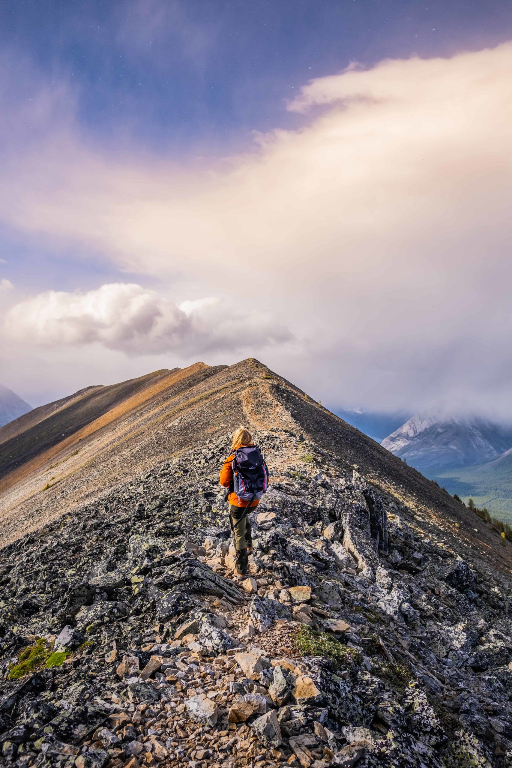 The ridge on Tent ridge