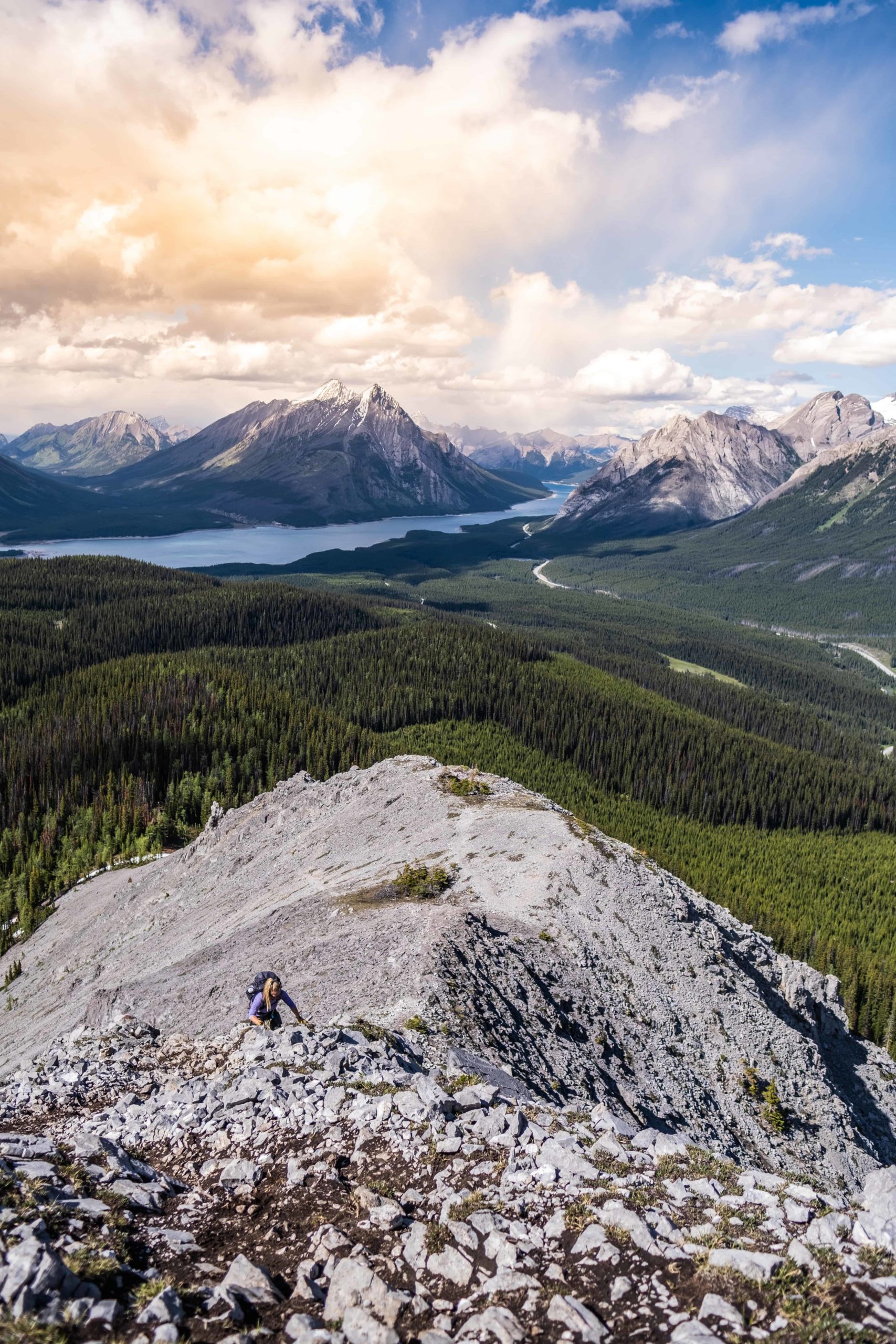 The Scramble Section On Tent Ridge