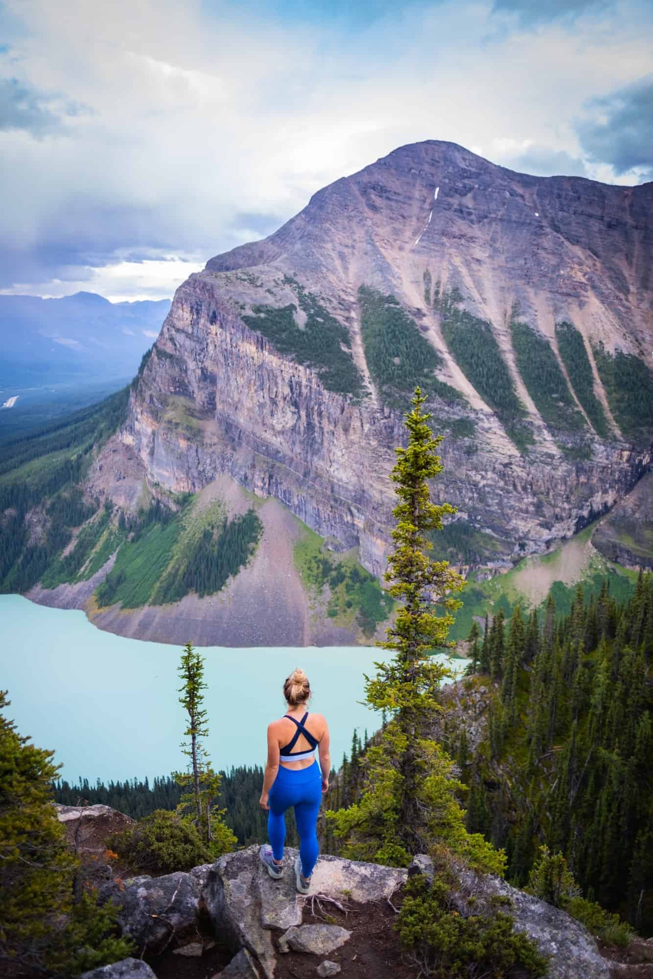 Natasha Top of Big Beehive Lake Louise Hike