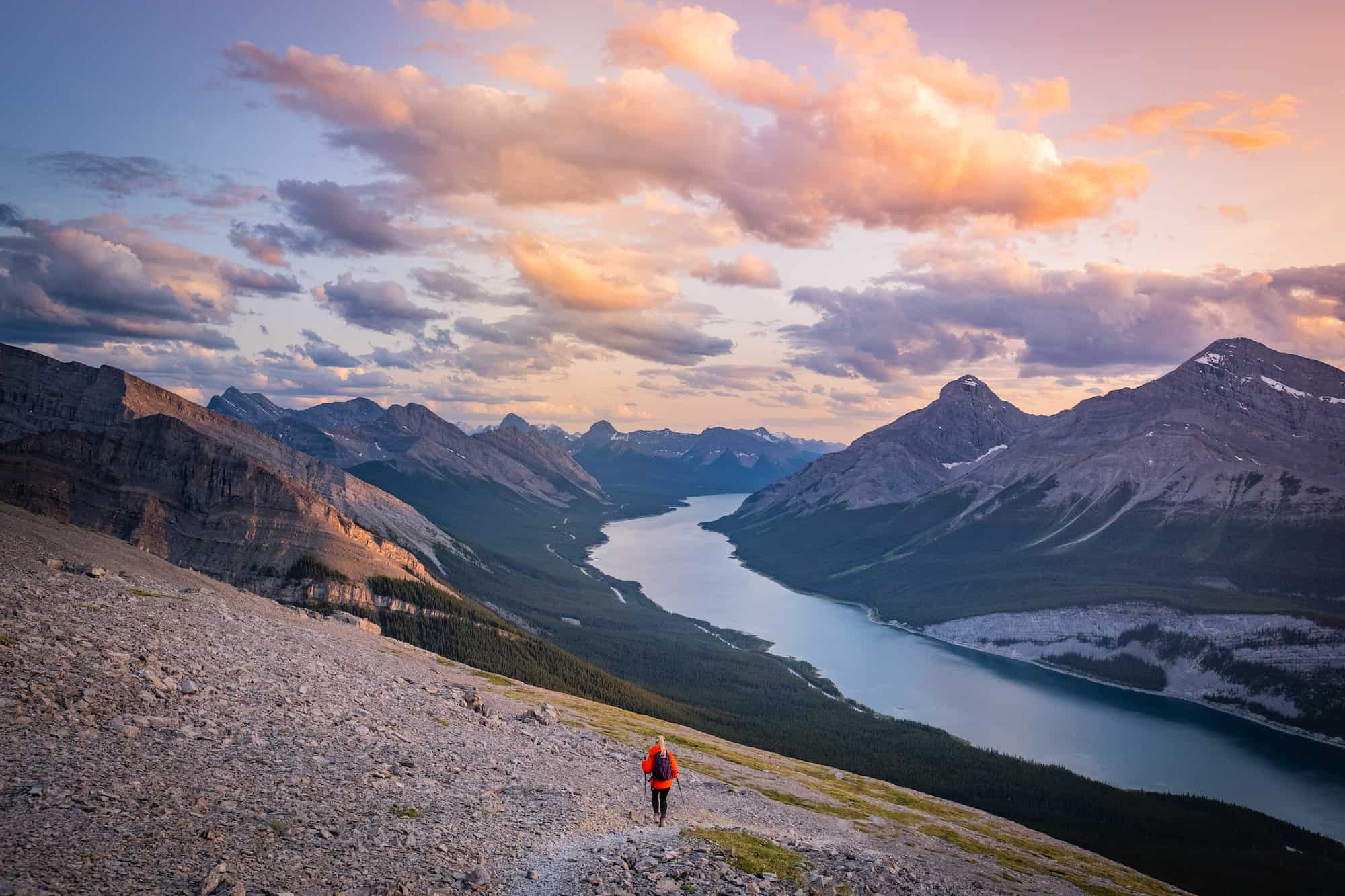 Kananaskis Hikes - Sunset on Wind Ridge