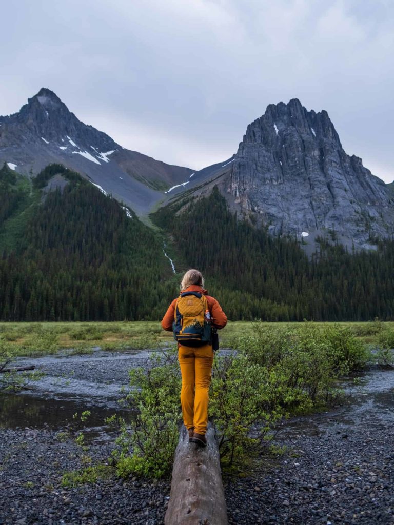 hiking in Banff