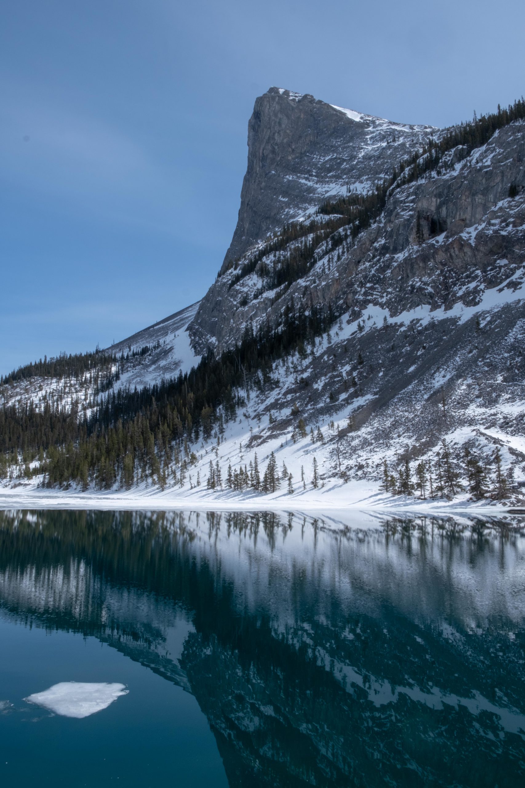 Whiteman's Pond Under Ha Ling Peak