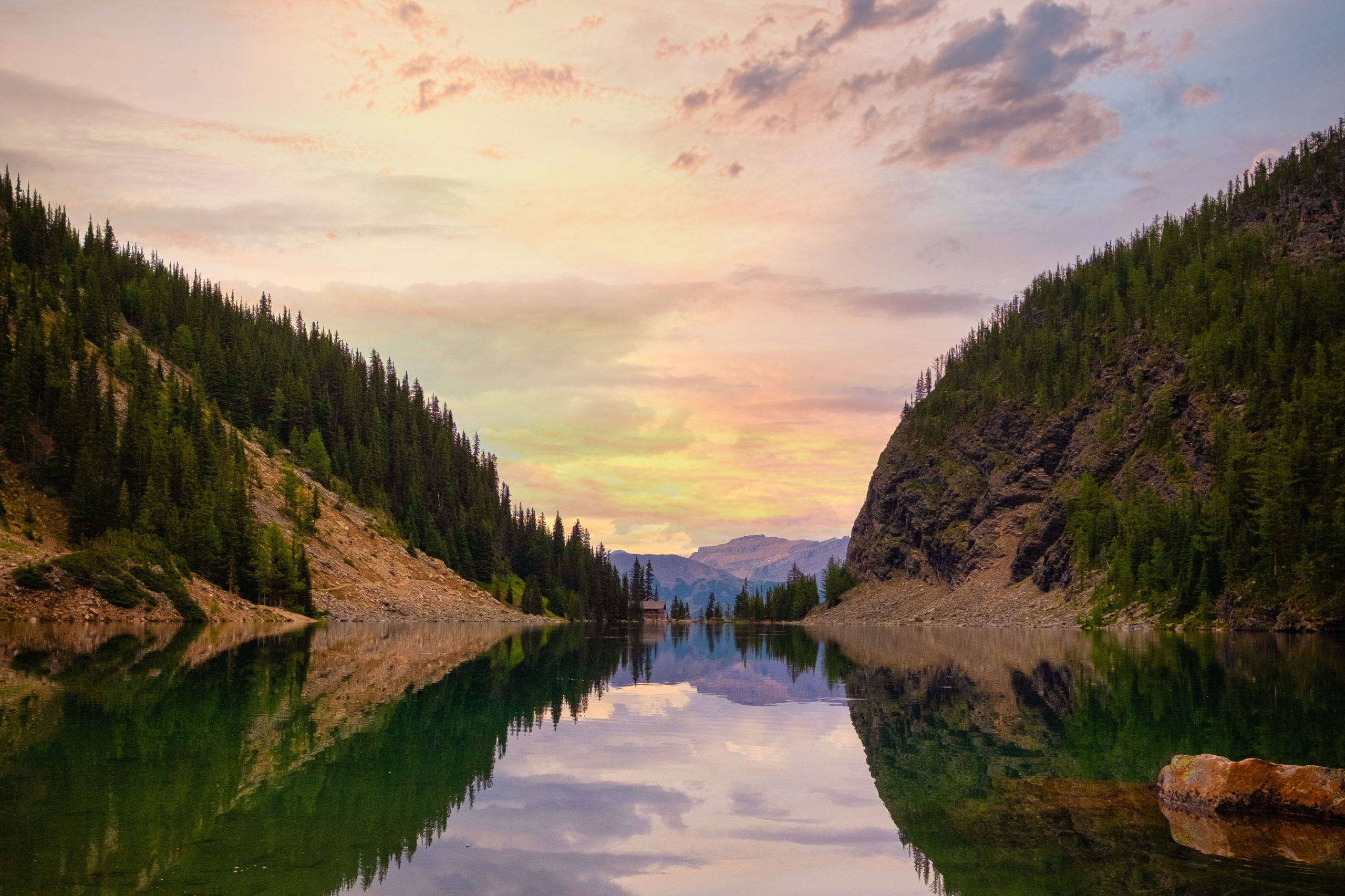 Lake Agnes Sunset