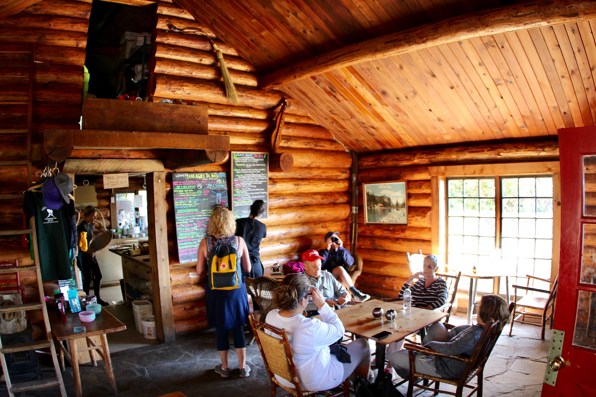 Lake Agnes Teahouse Interior