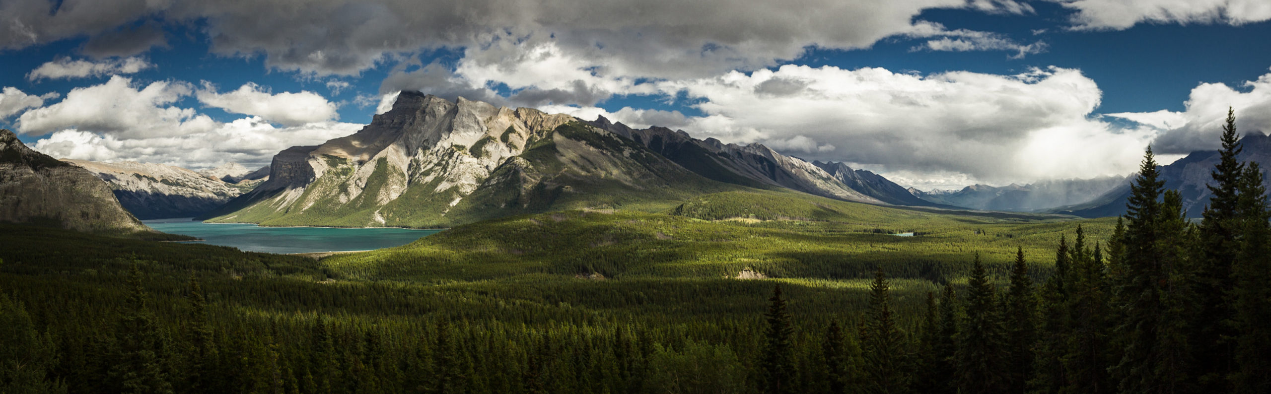 Lake Minnewanka Panorama Photograph