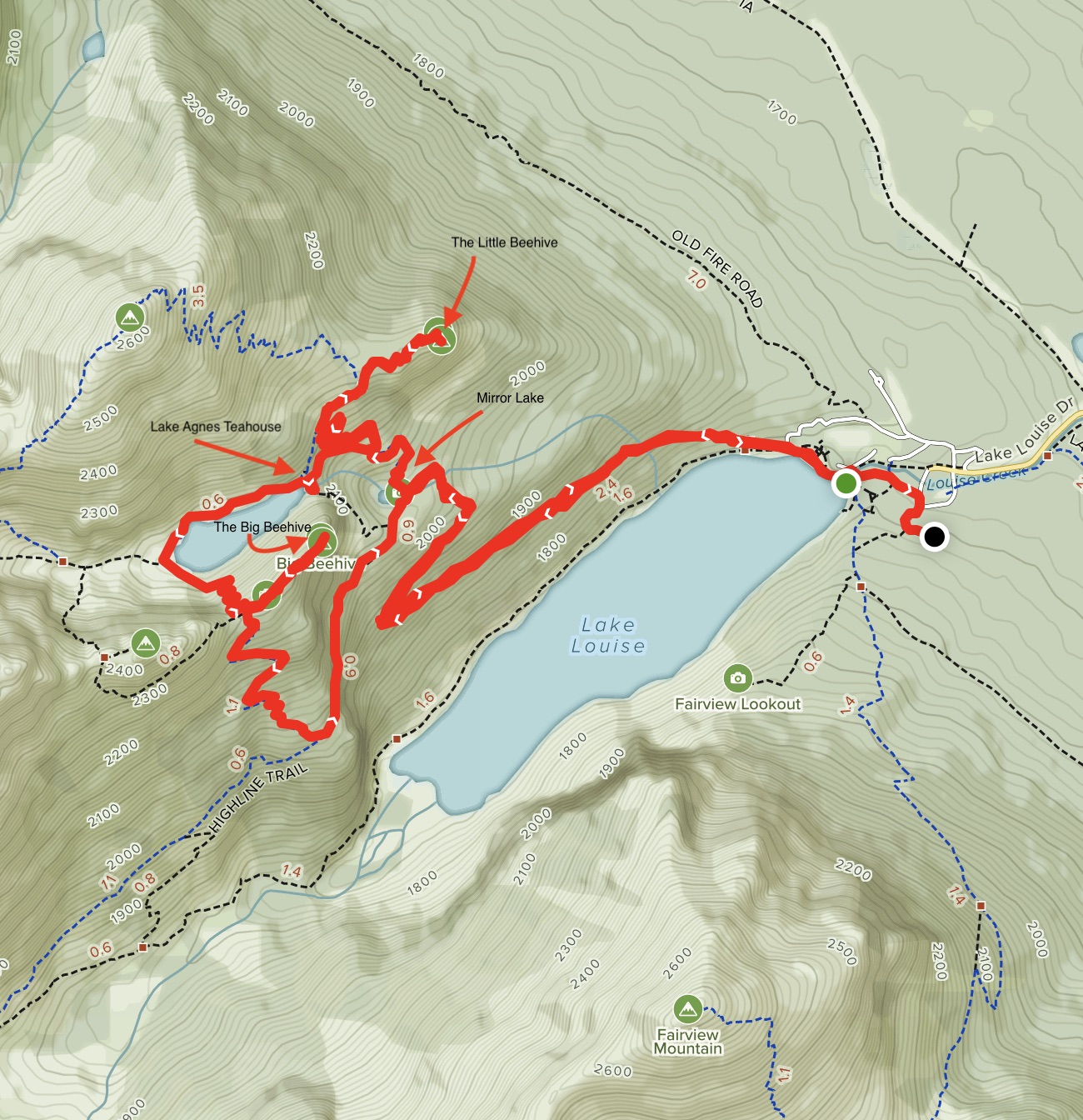 The Beehive Circuit Route