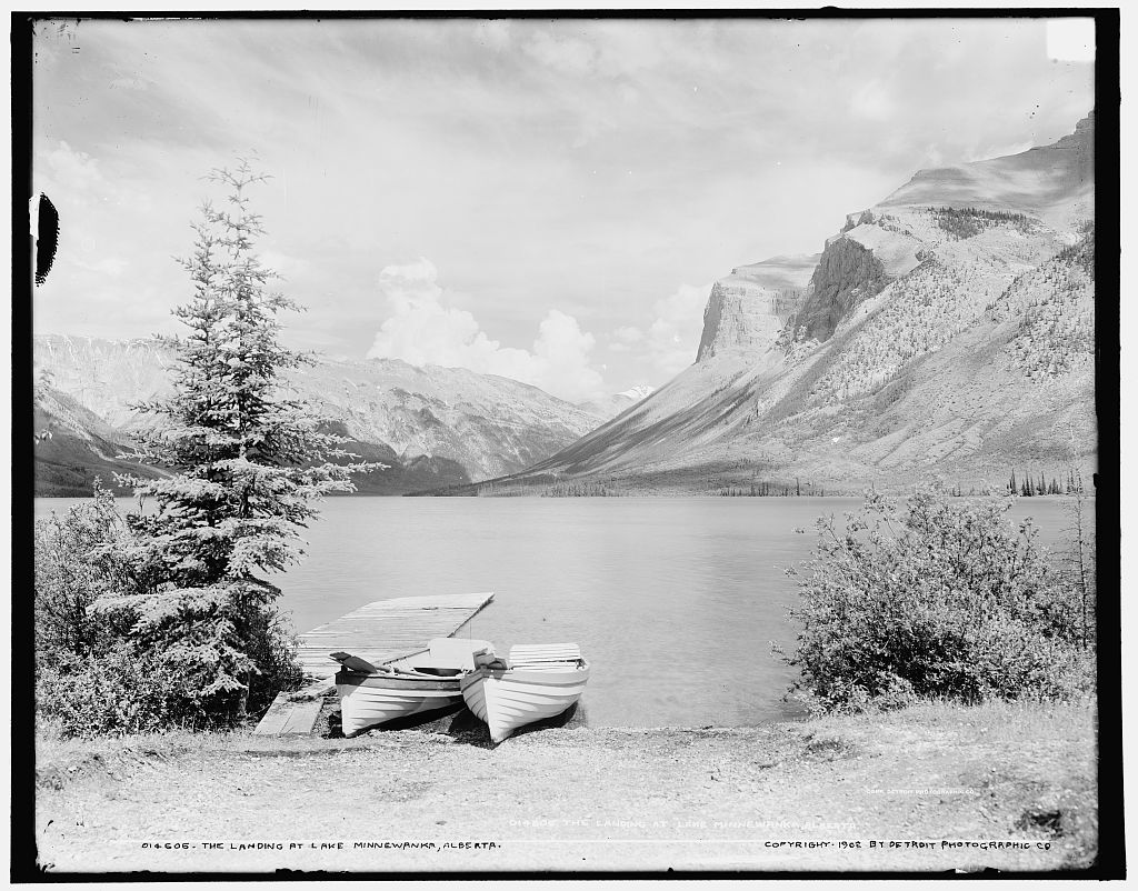 Lake Minnewanka Historic Landing 1902