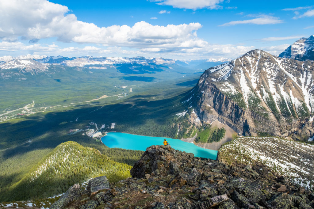 hiking in Banff