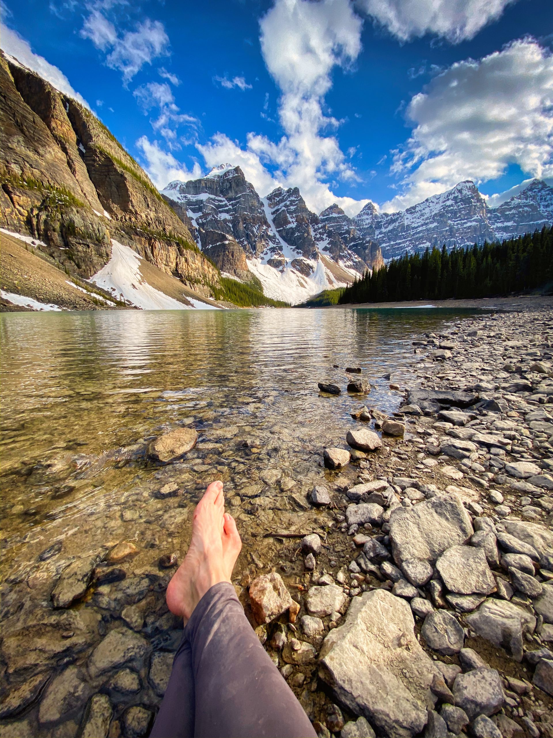 hanging out by Moraine Lake