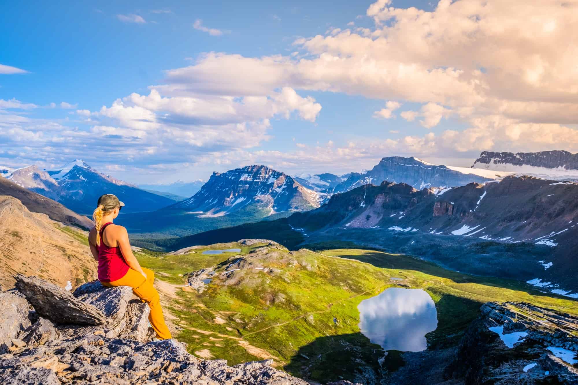 Natasha overlooking Helen Lake