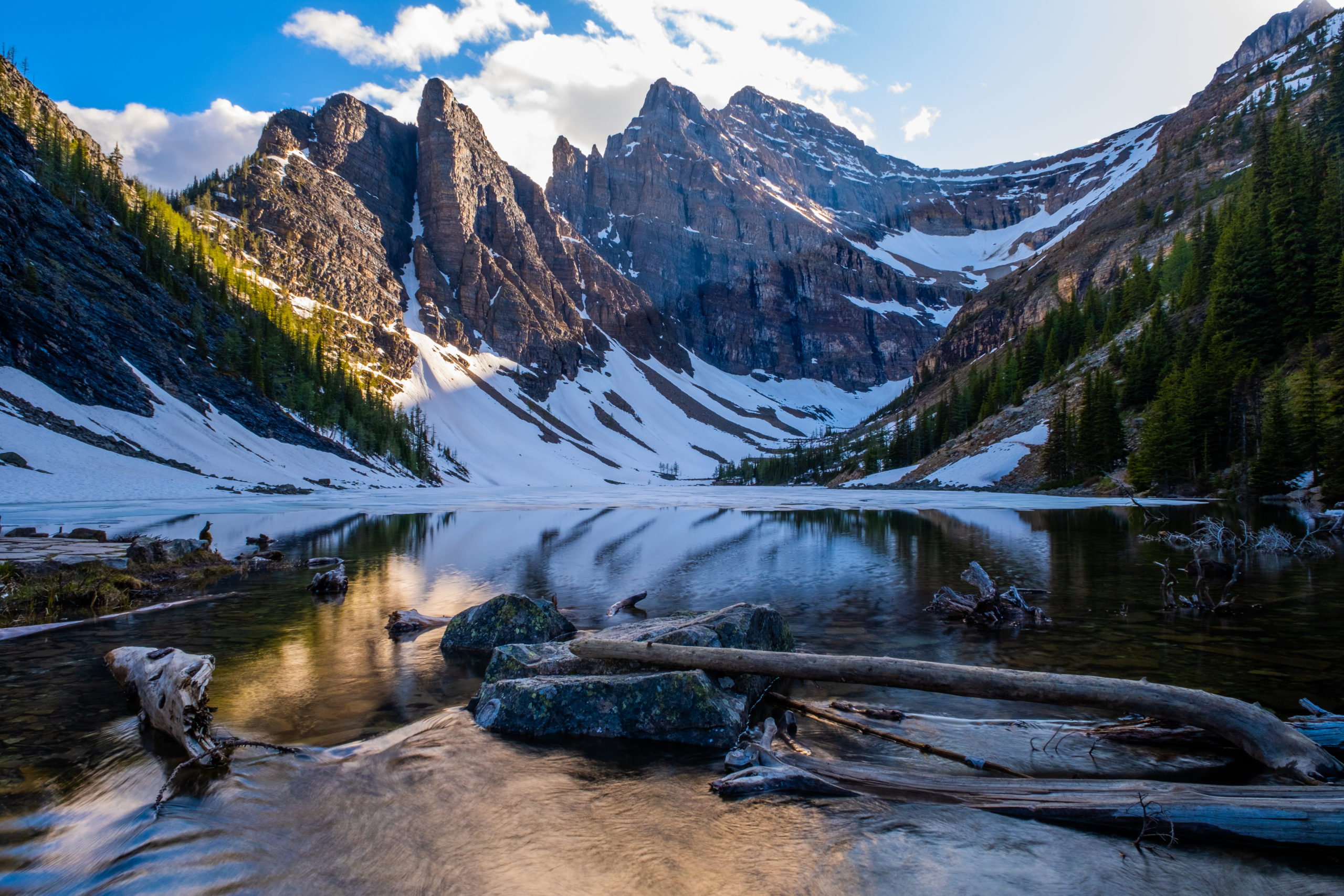 Lake Agnes in Evening Light