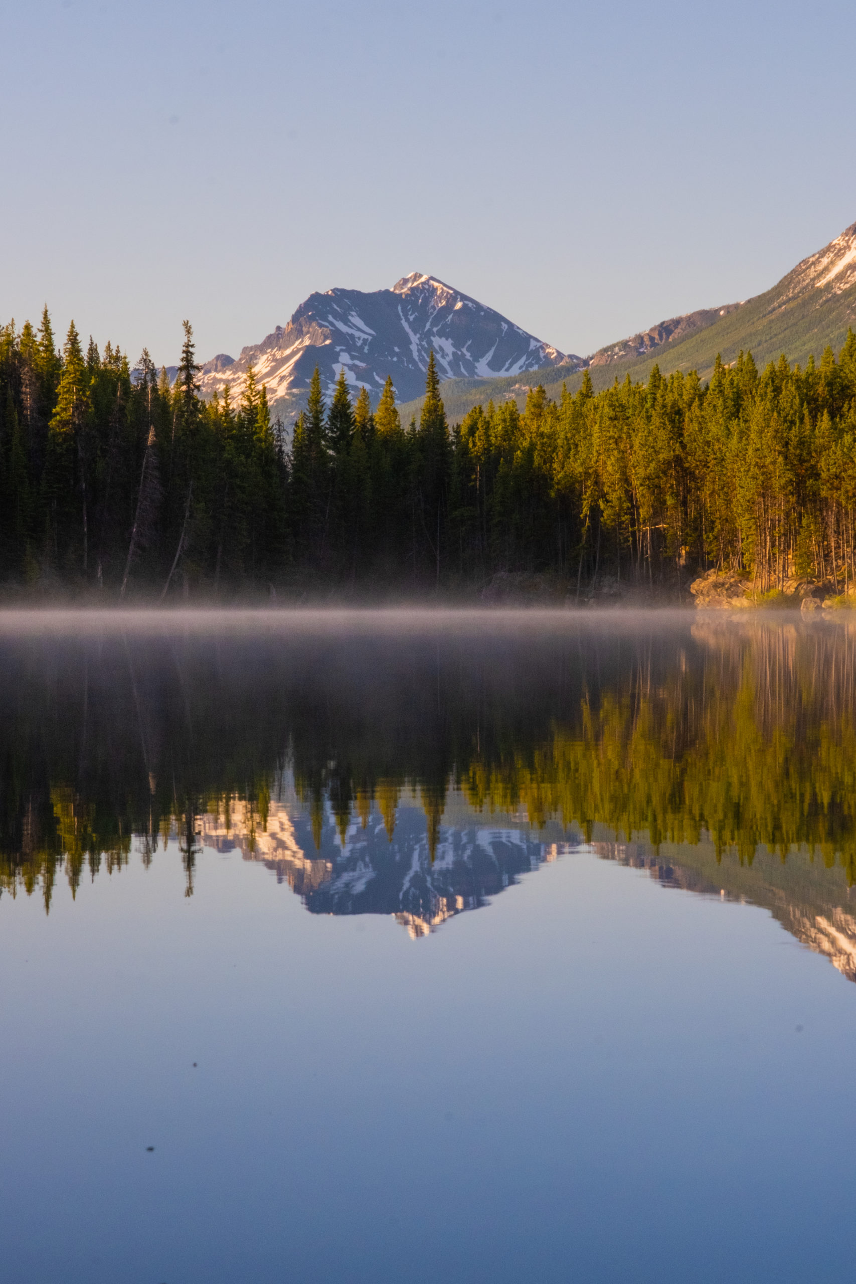 Sunrise at Herbert Lake