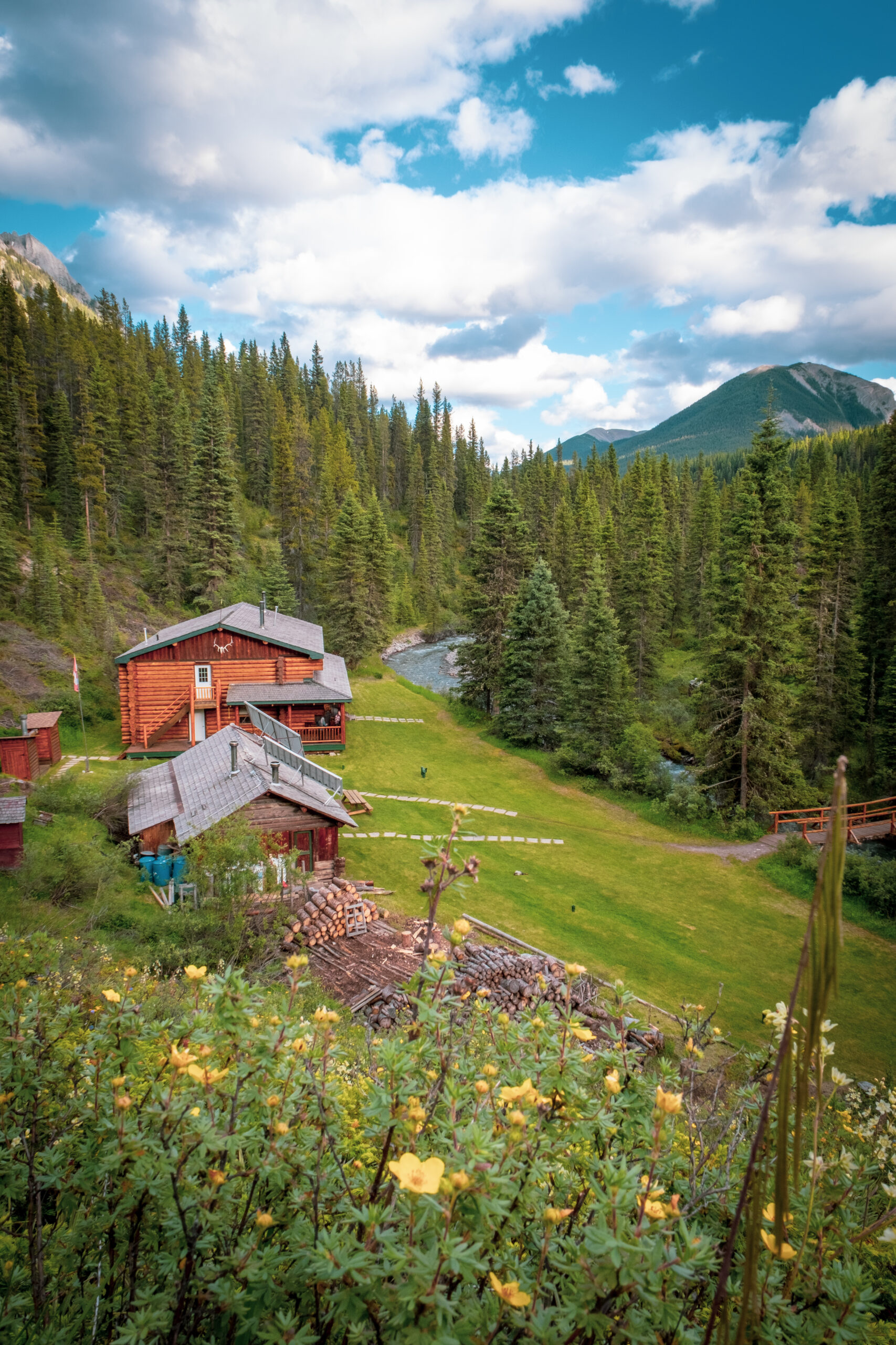 A Photo Of Sundance Lodge From The Neighboring Hill