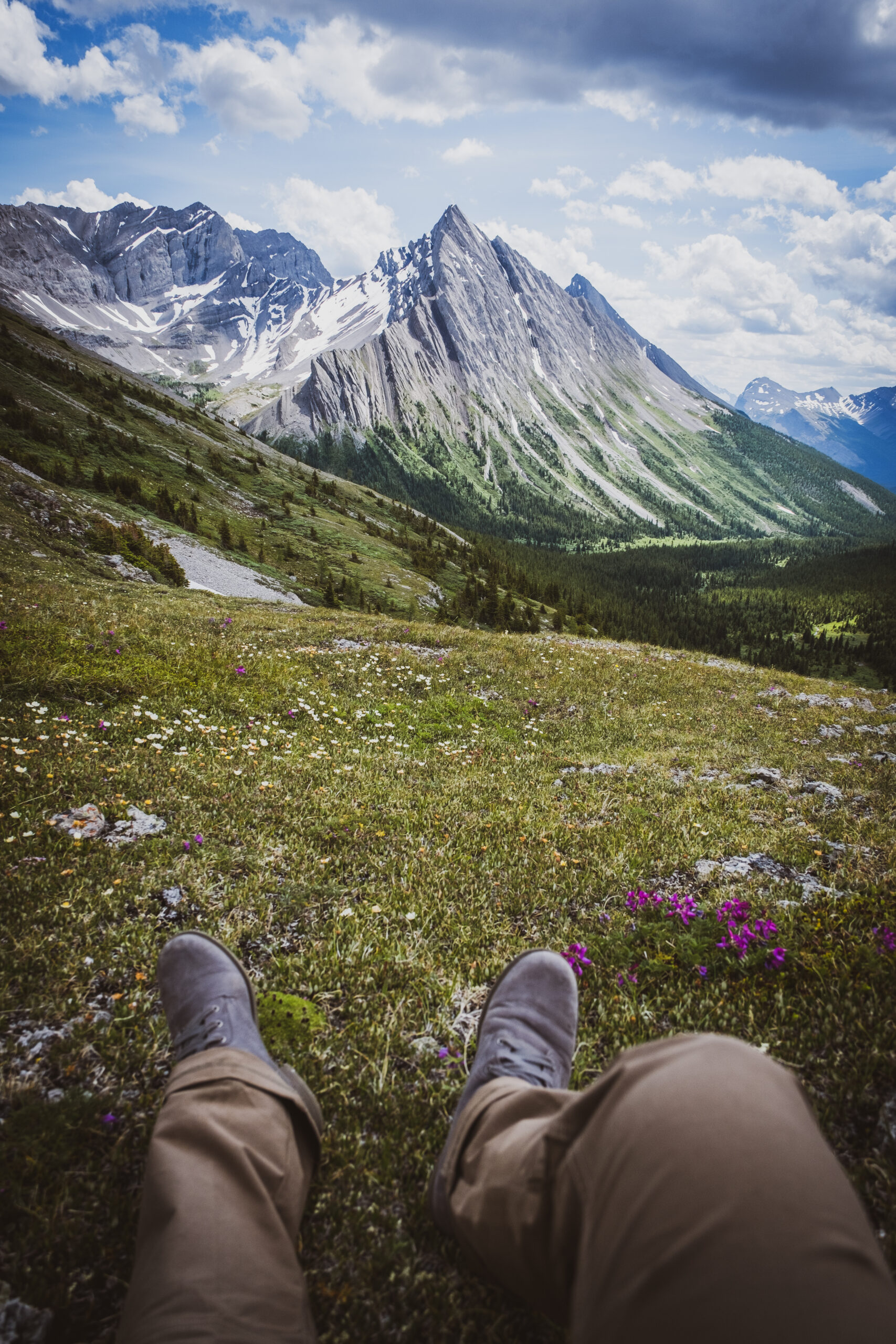 Sitting Down In Allenby Pass