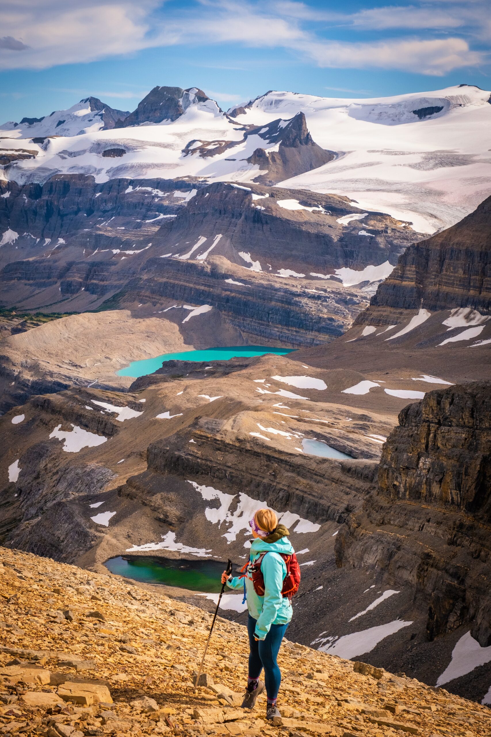 looking back at Iceberg and Portal Lake