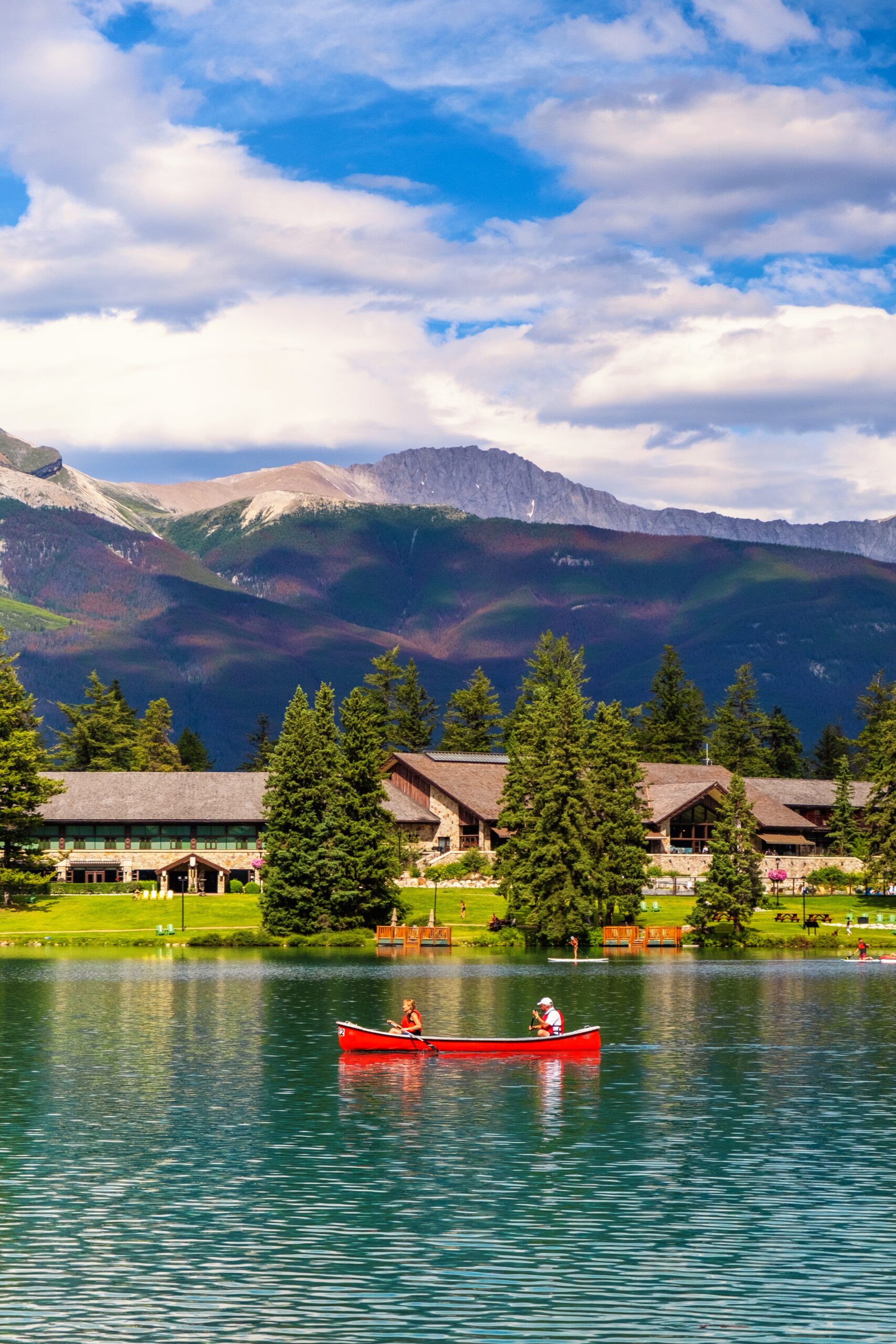 a summer day at the jasper park lodge