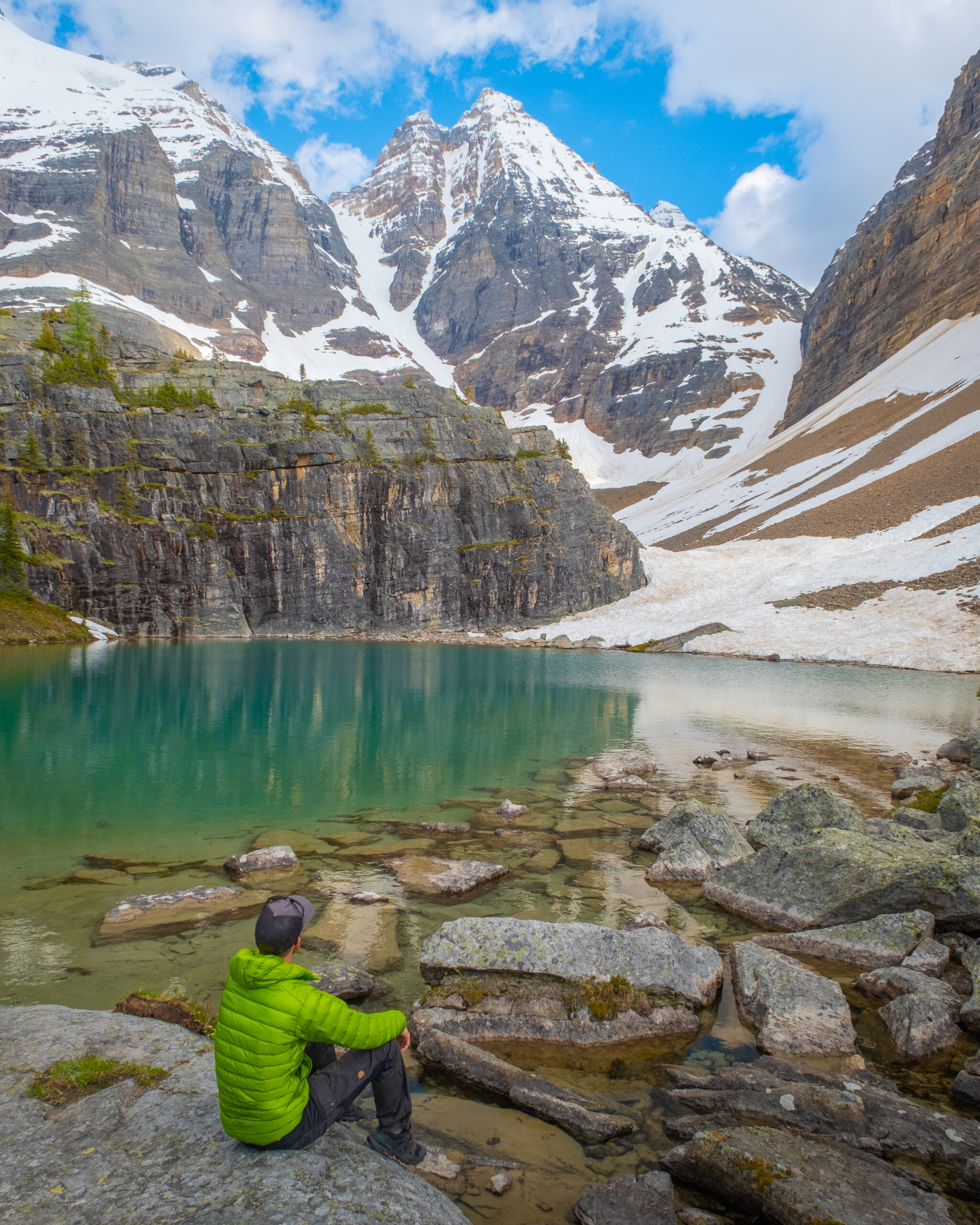 Cameron By A Small Lake In Lake O'hara