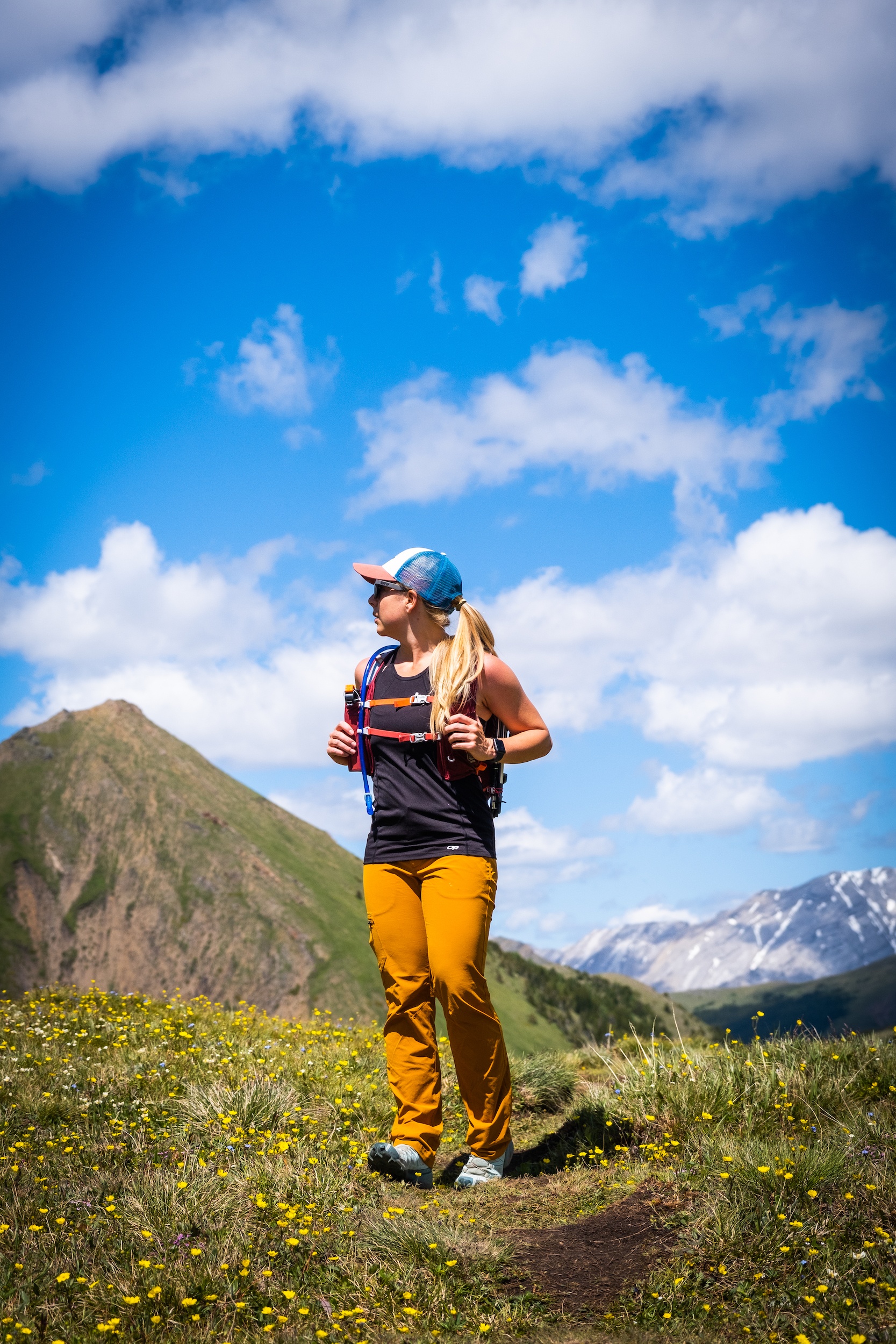 Natasha Hikes Over Mist Mountain