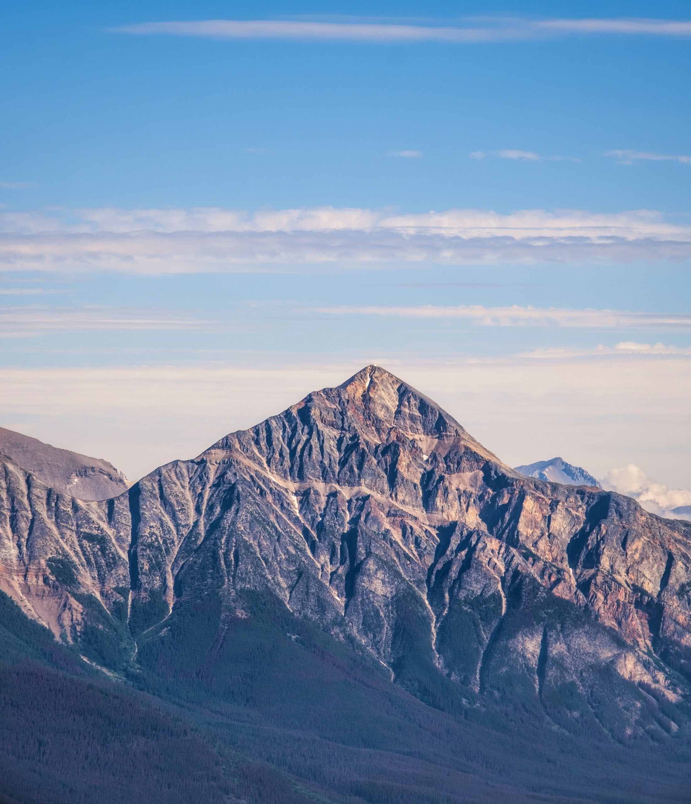 Hiking To The Summit of Pyramid Mountain is a great thing to do in Jasper