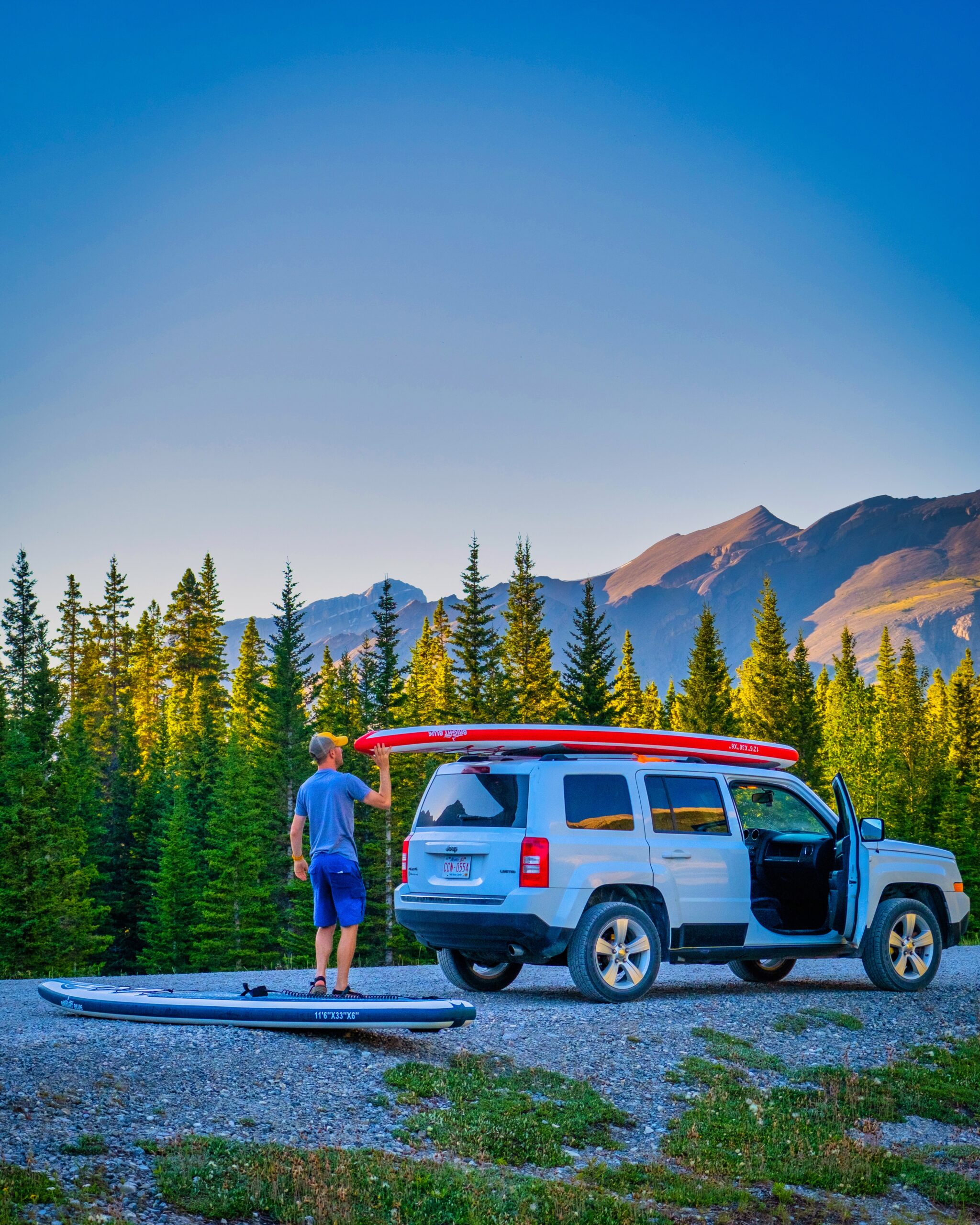 stand up paddleboarding in alberta