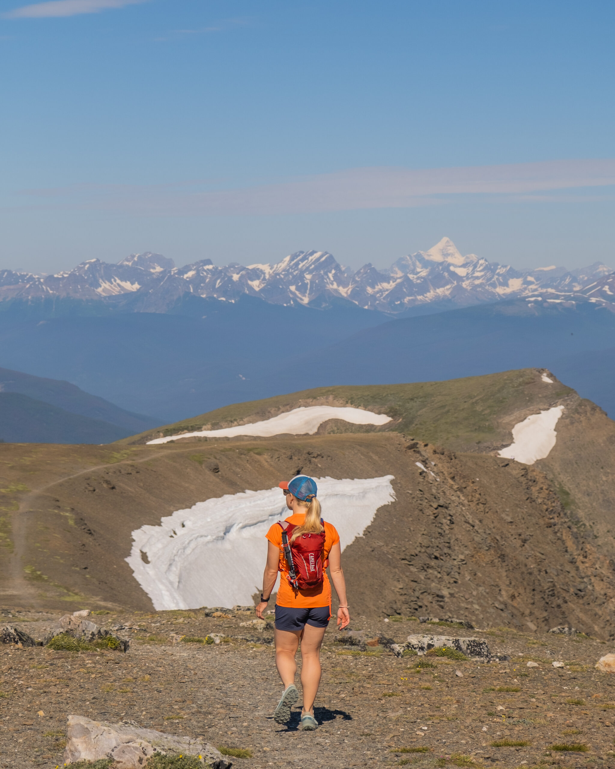 Whistlers Summit view of Mount Robson in the distance