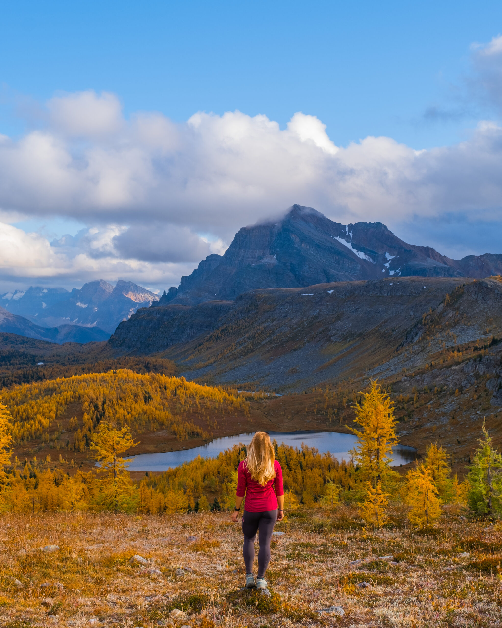 Natasha At The Top Of Healy Pass In September