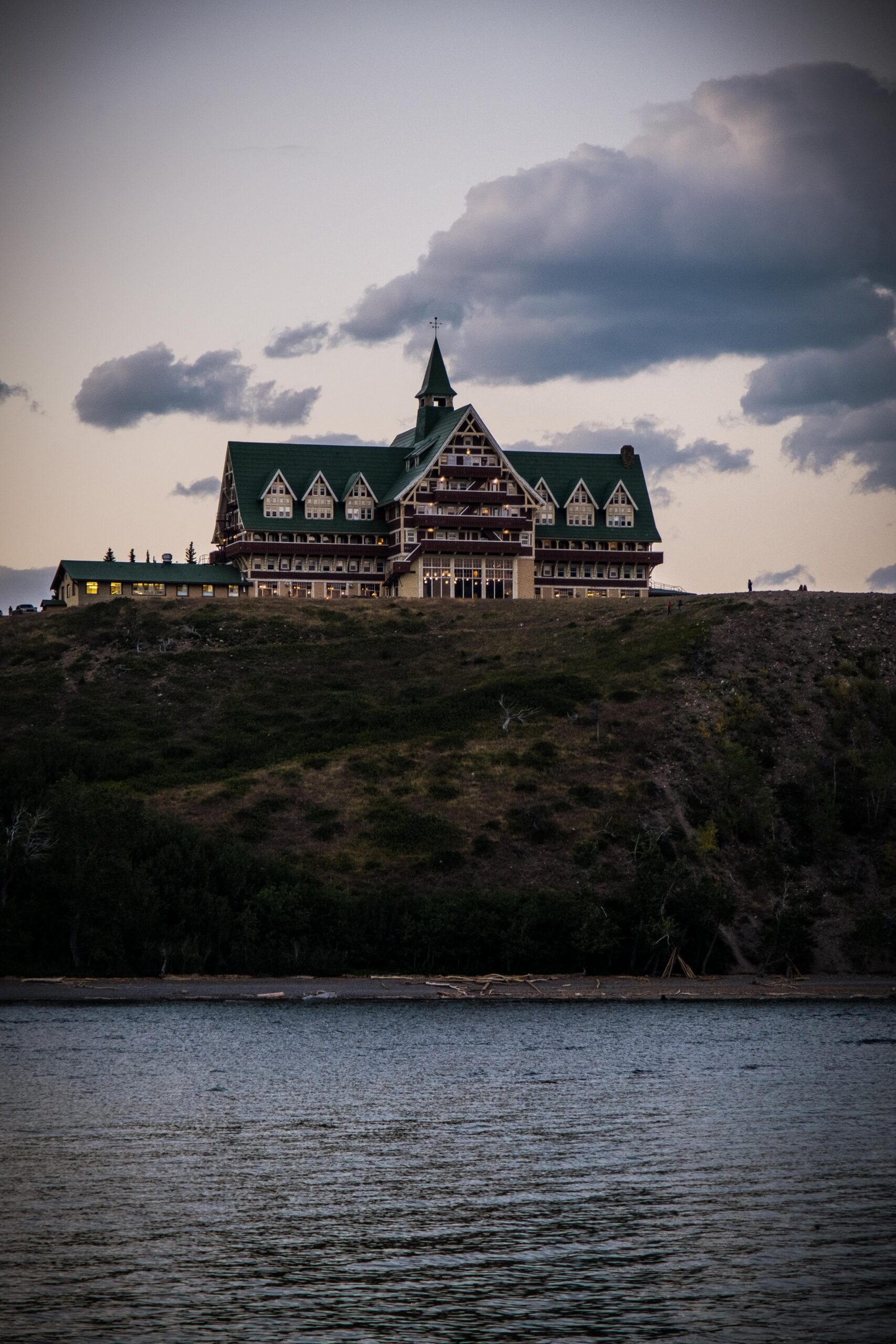 The Prince Of Wales Hotel At Dusk