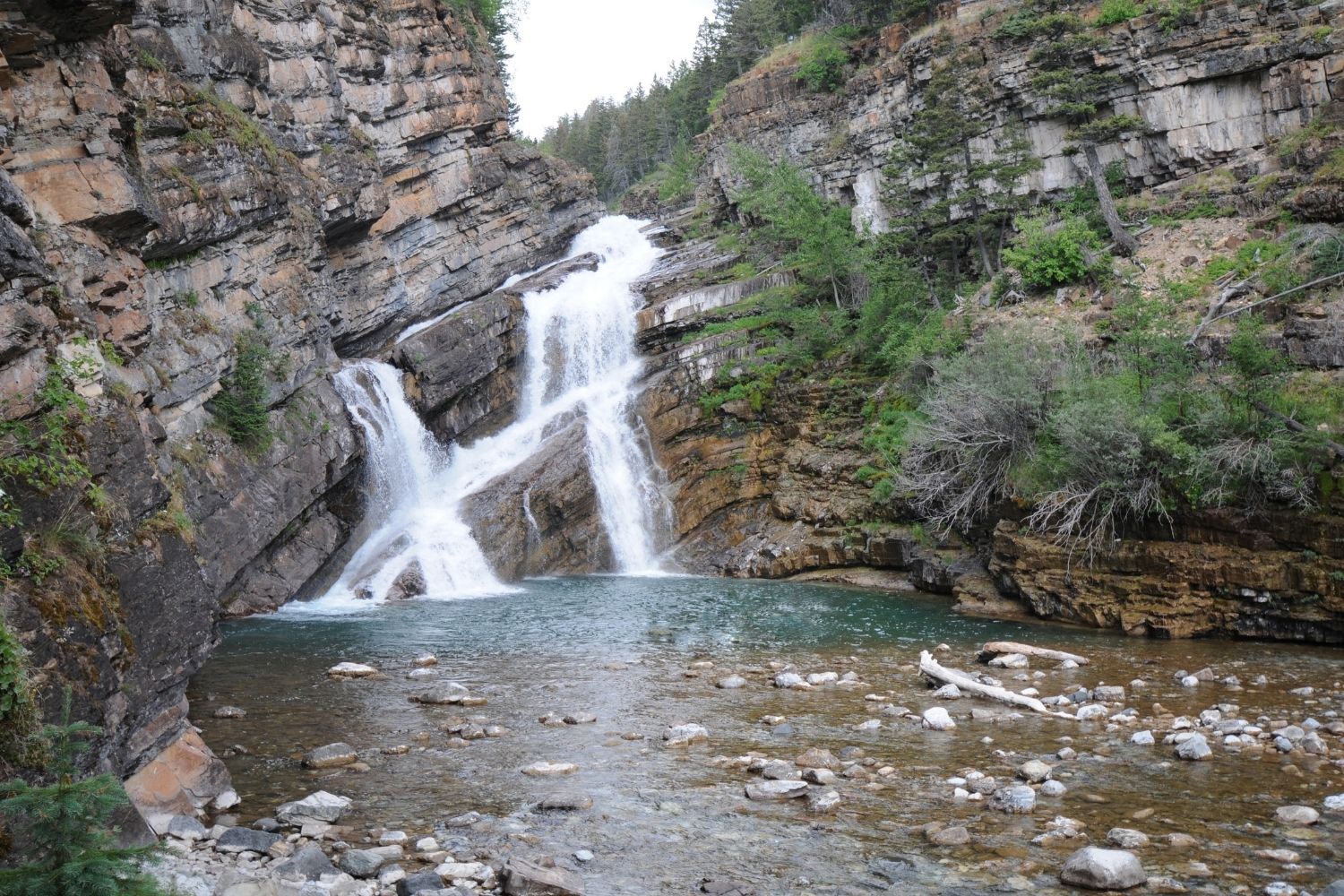 Cameron Falls.- Things To Do In Waterton National Park